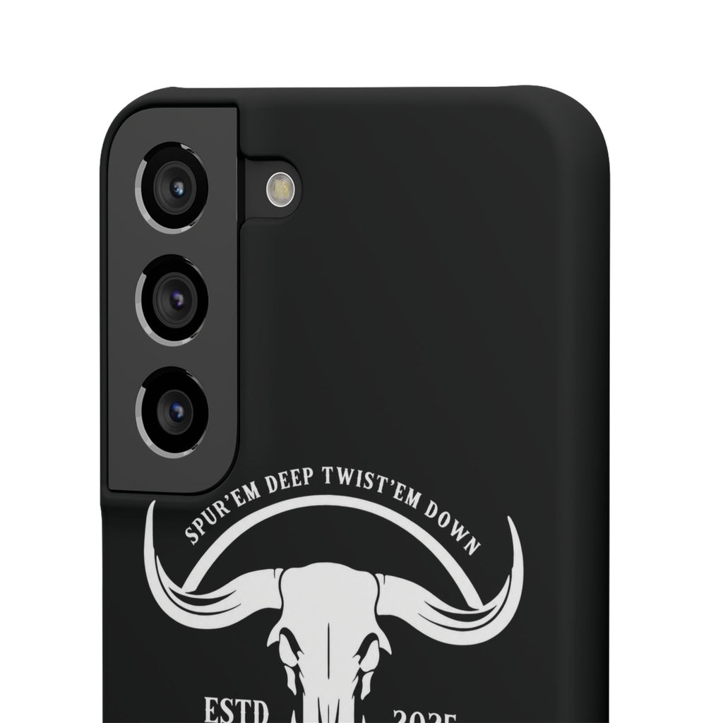 Tapped off phone case