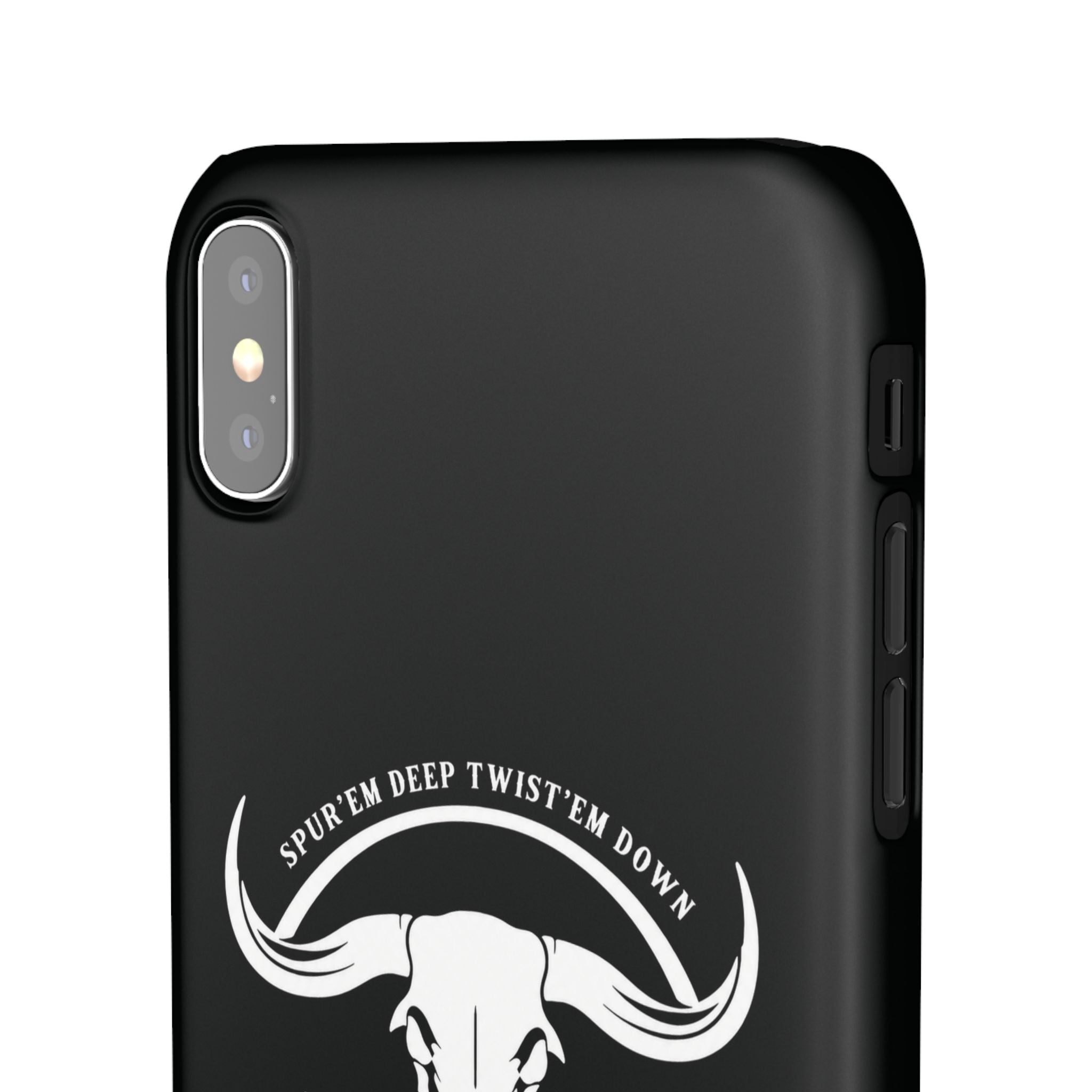 Tapped off phone case