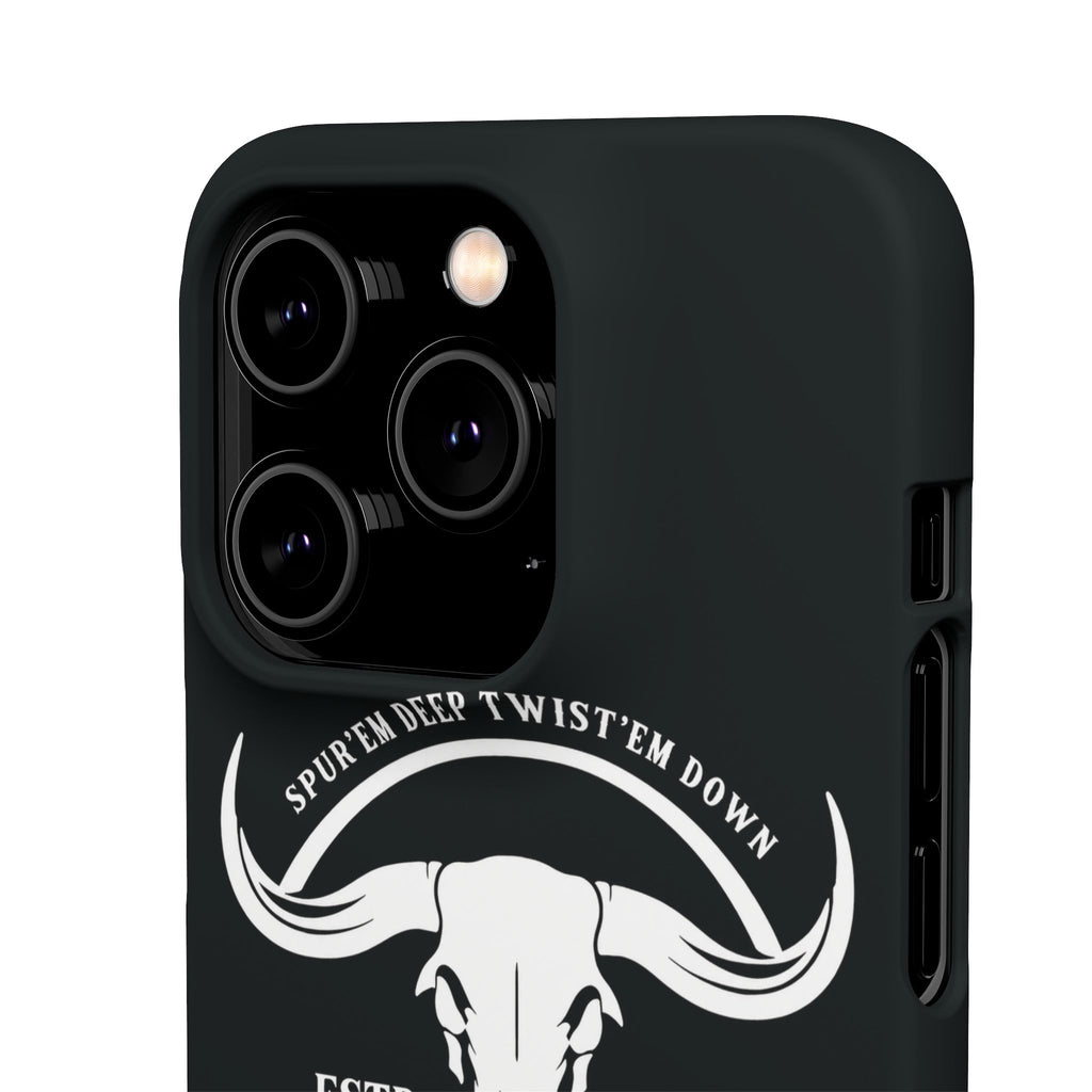 Tapped off phone case