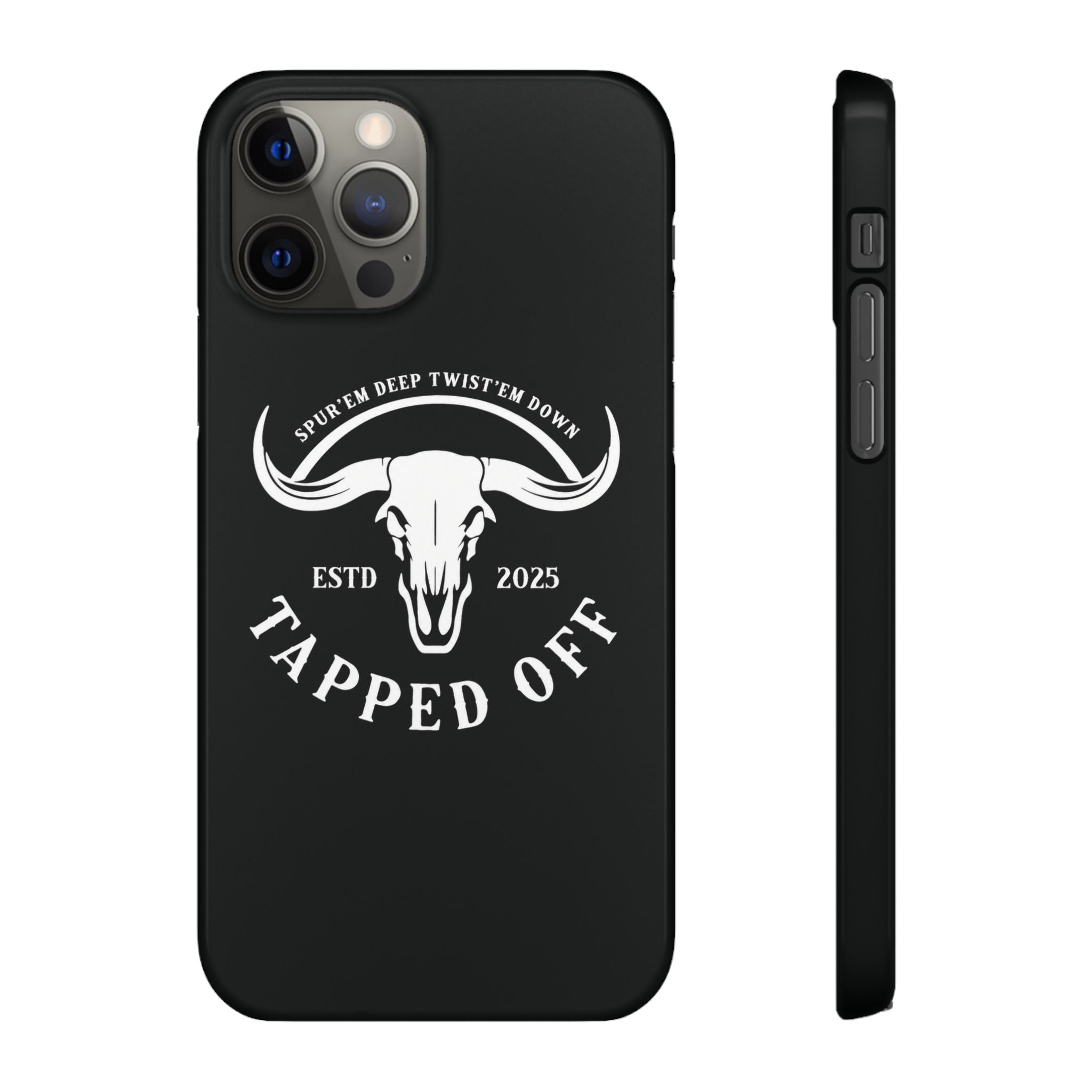 Tapped off phone case