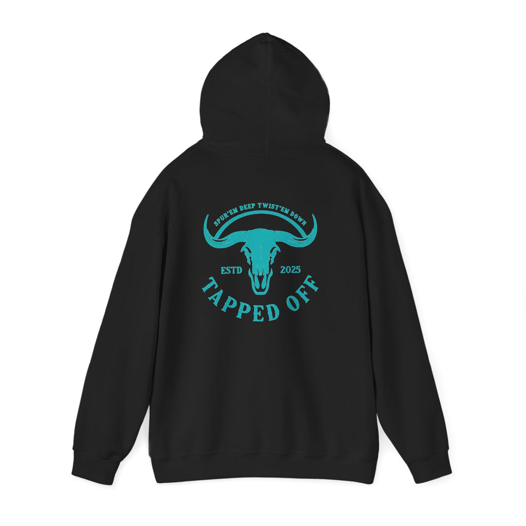Tapped off signature turquoise hoodie