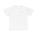 Tapped off white signature dark blue t shirt