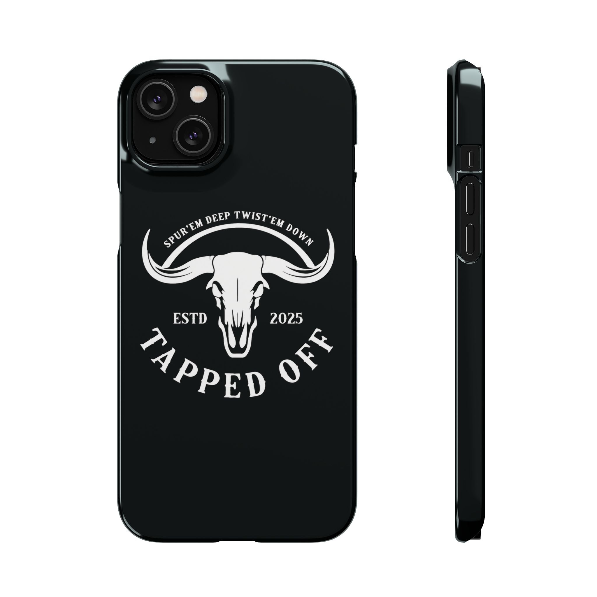 Tapped off phone case