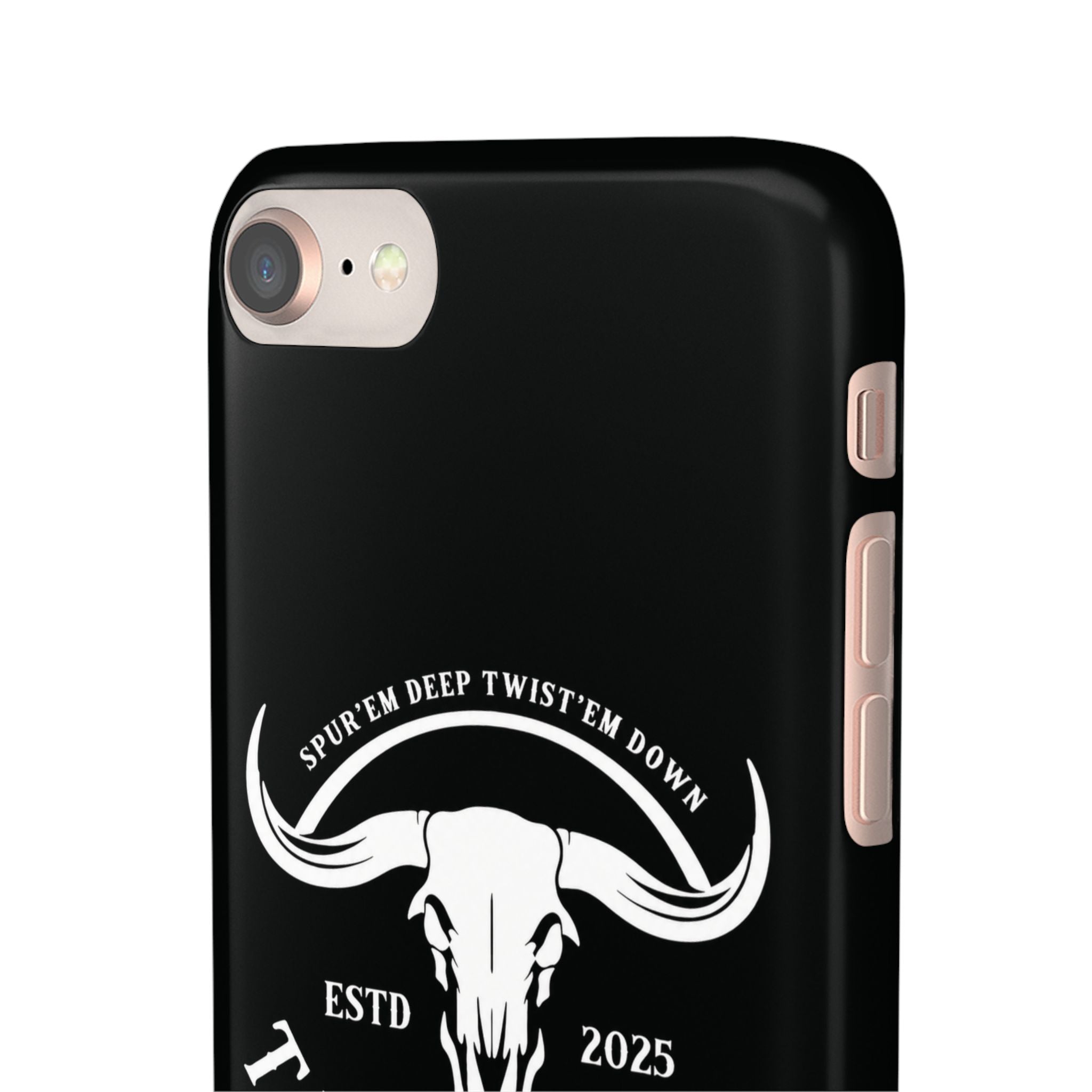 Tapped off phone case