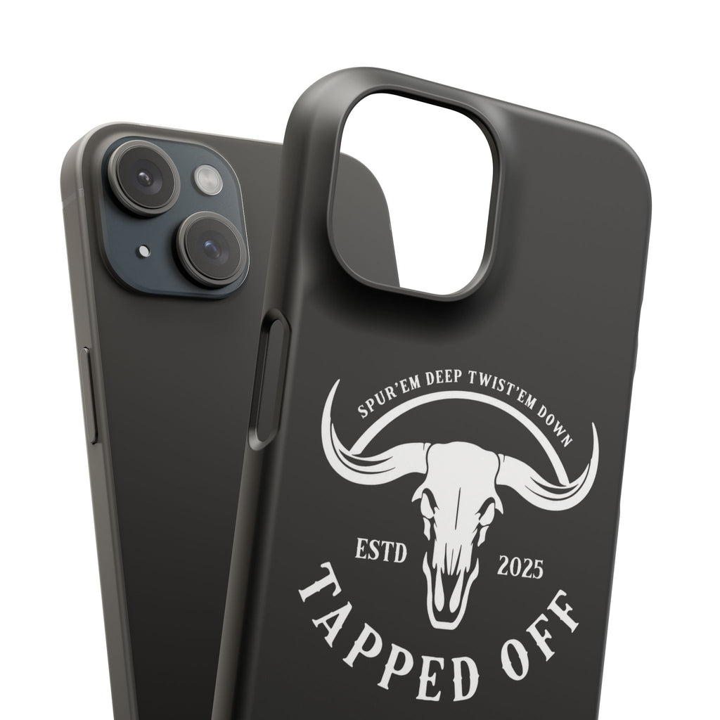 Tapped off phone case