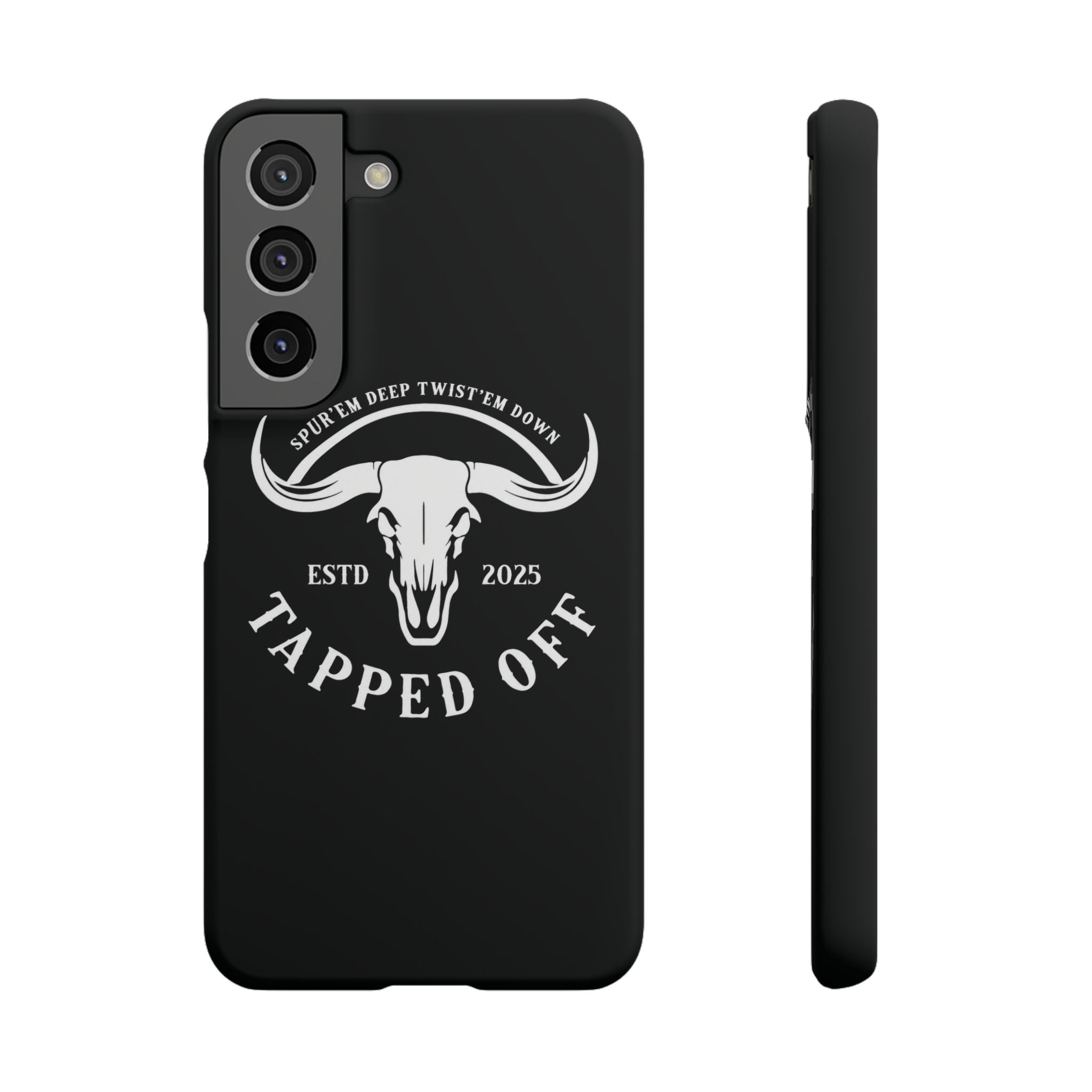 Tapped off phone case