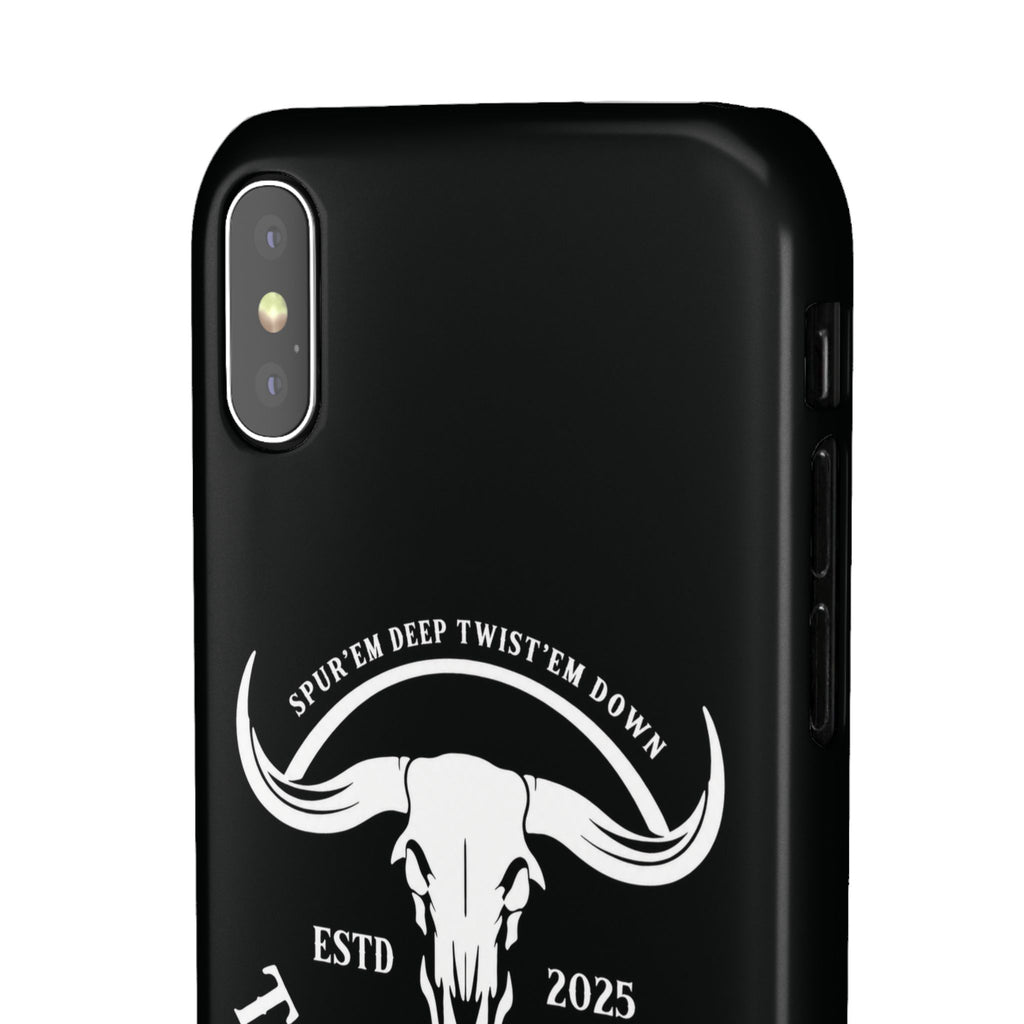Tapped off phone case