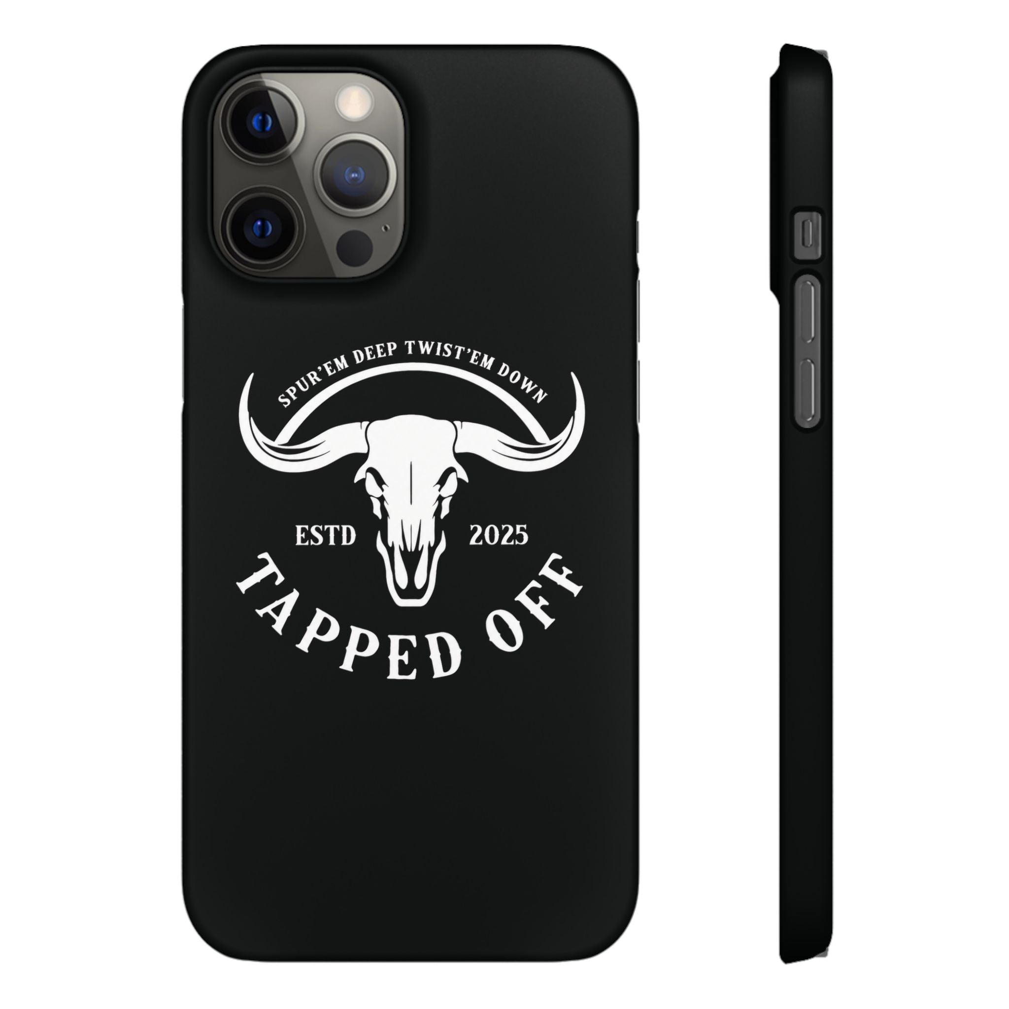 Tapped off phone case