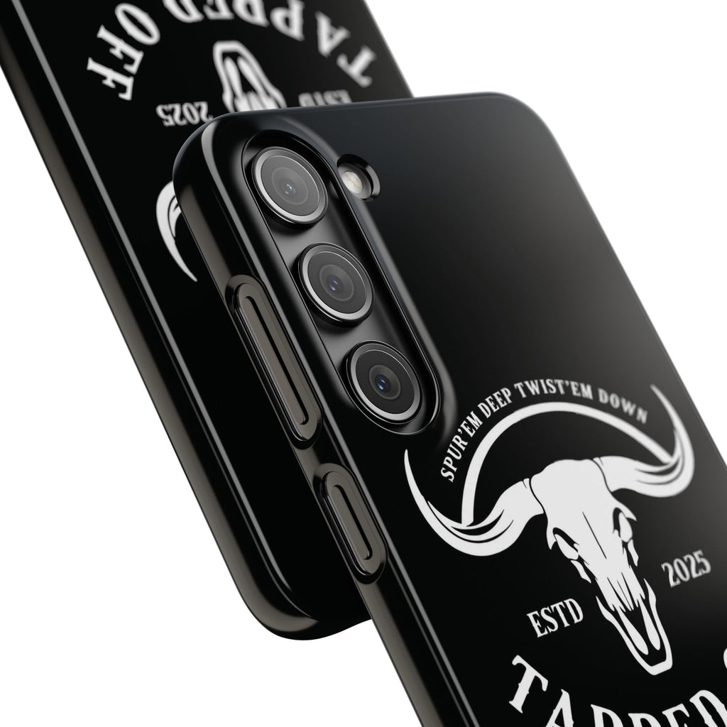 Tapped off phone case