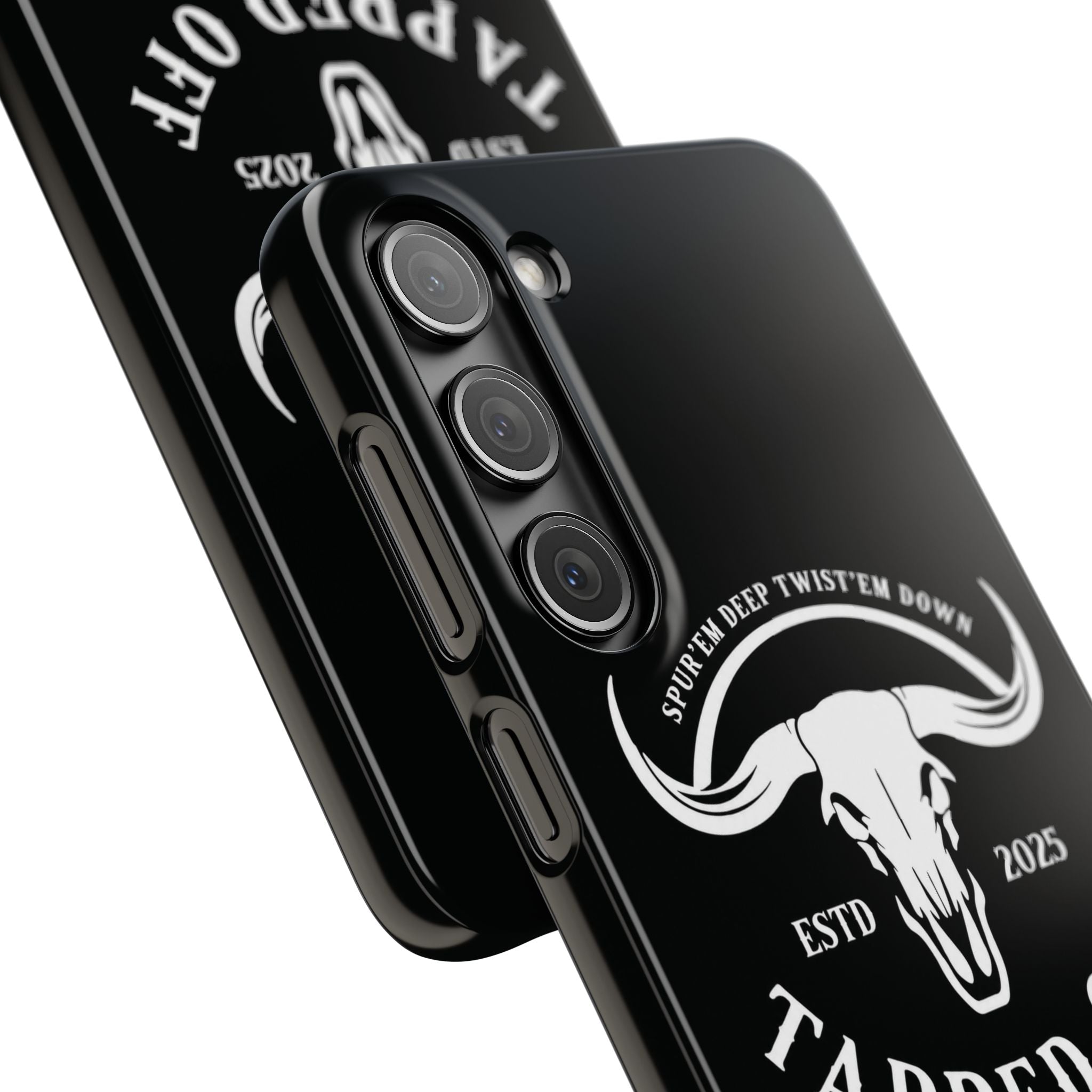 Tapped off phone case