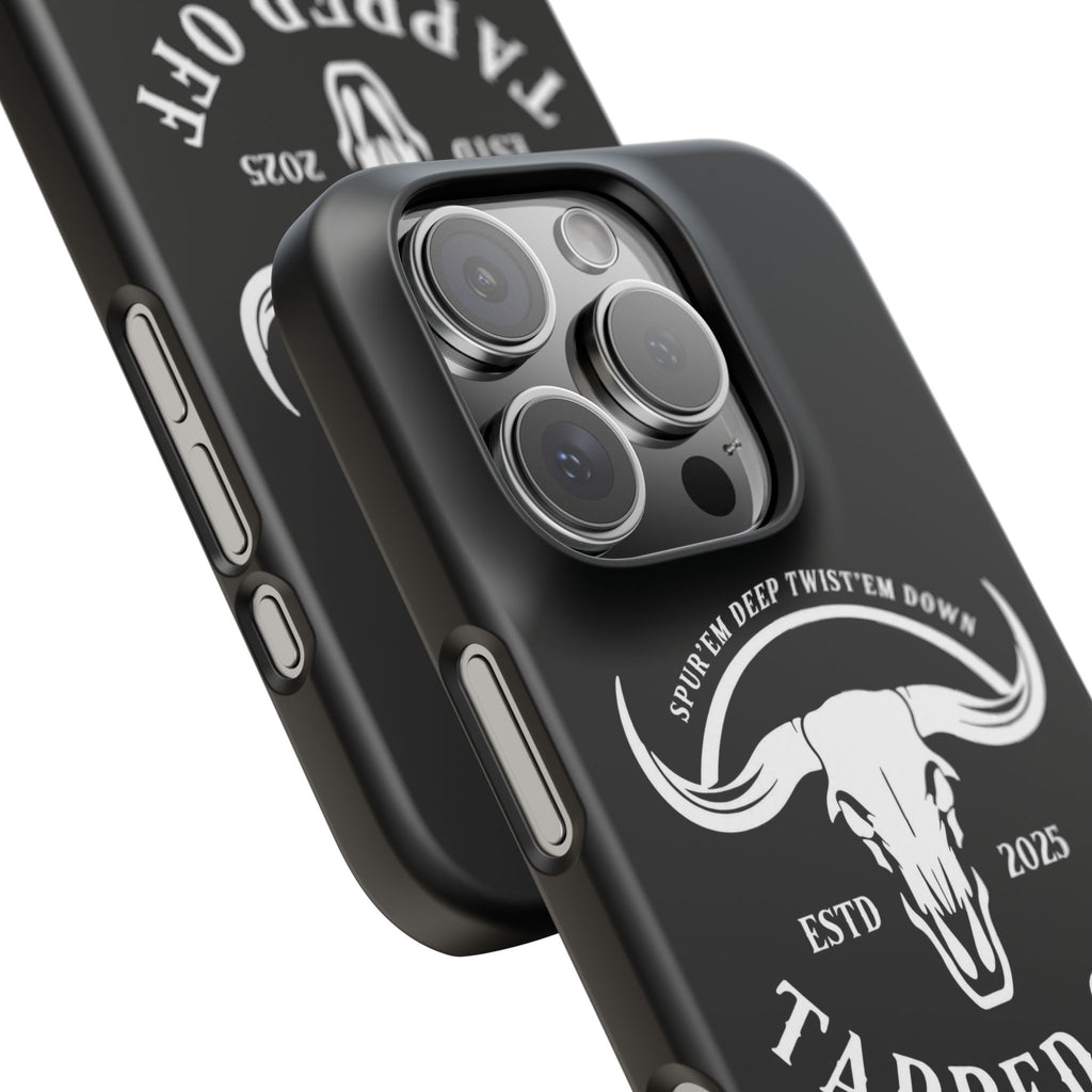 Tapped off phone case