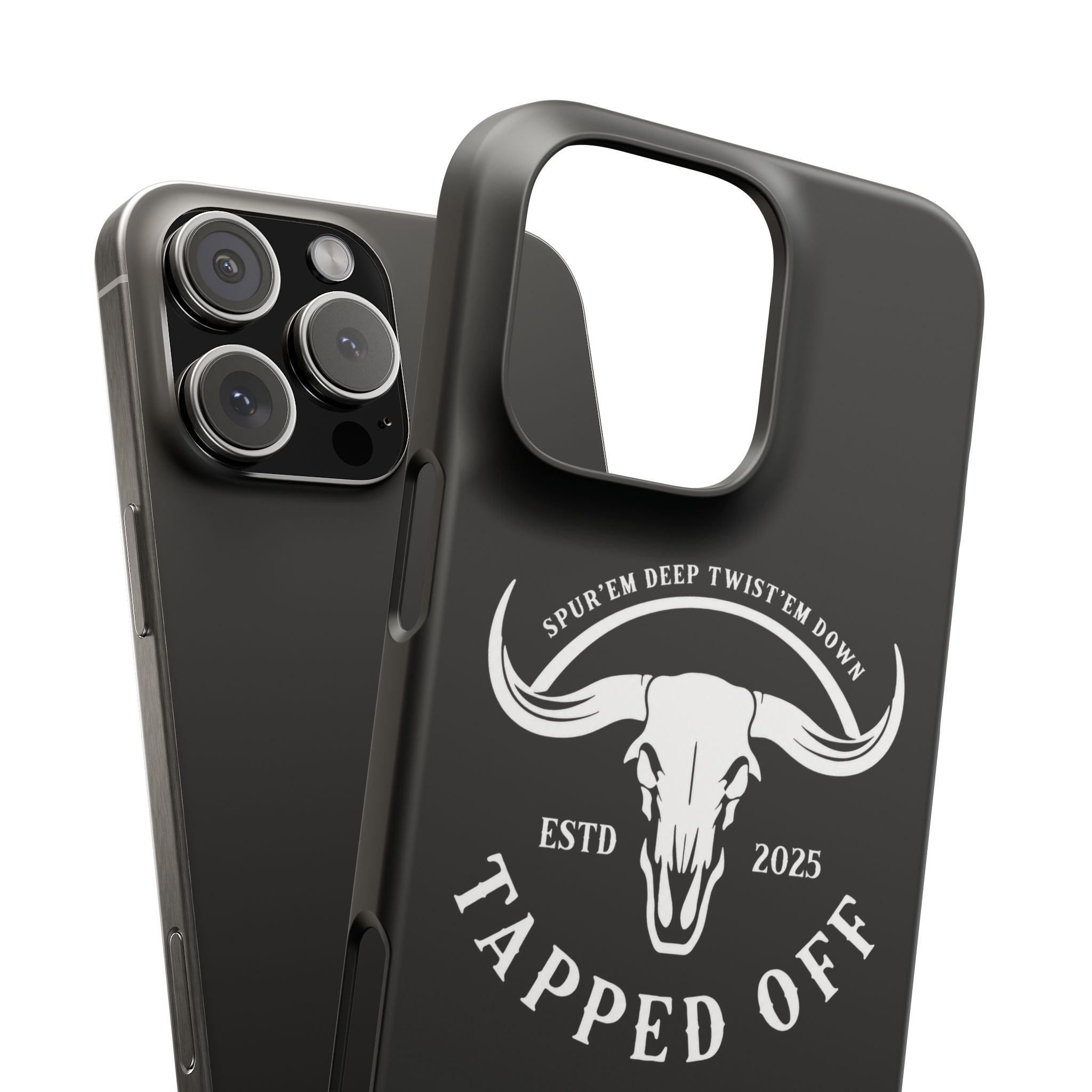Tapped off phone case