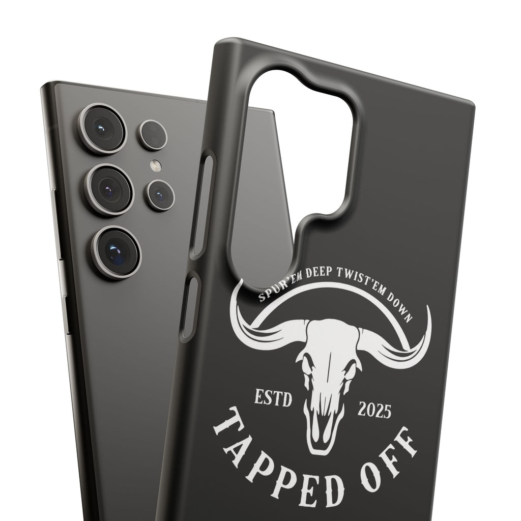 Tapped off phone case