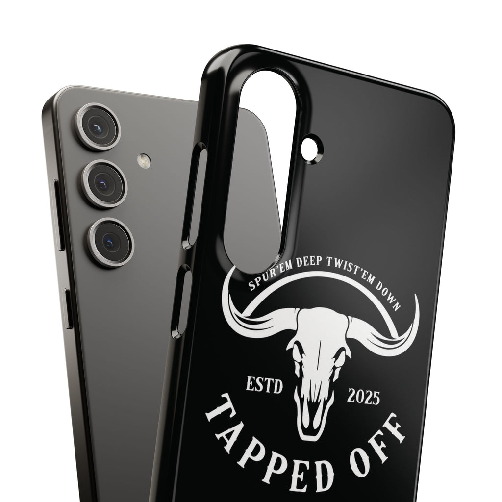 Tapped off phone case