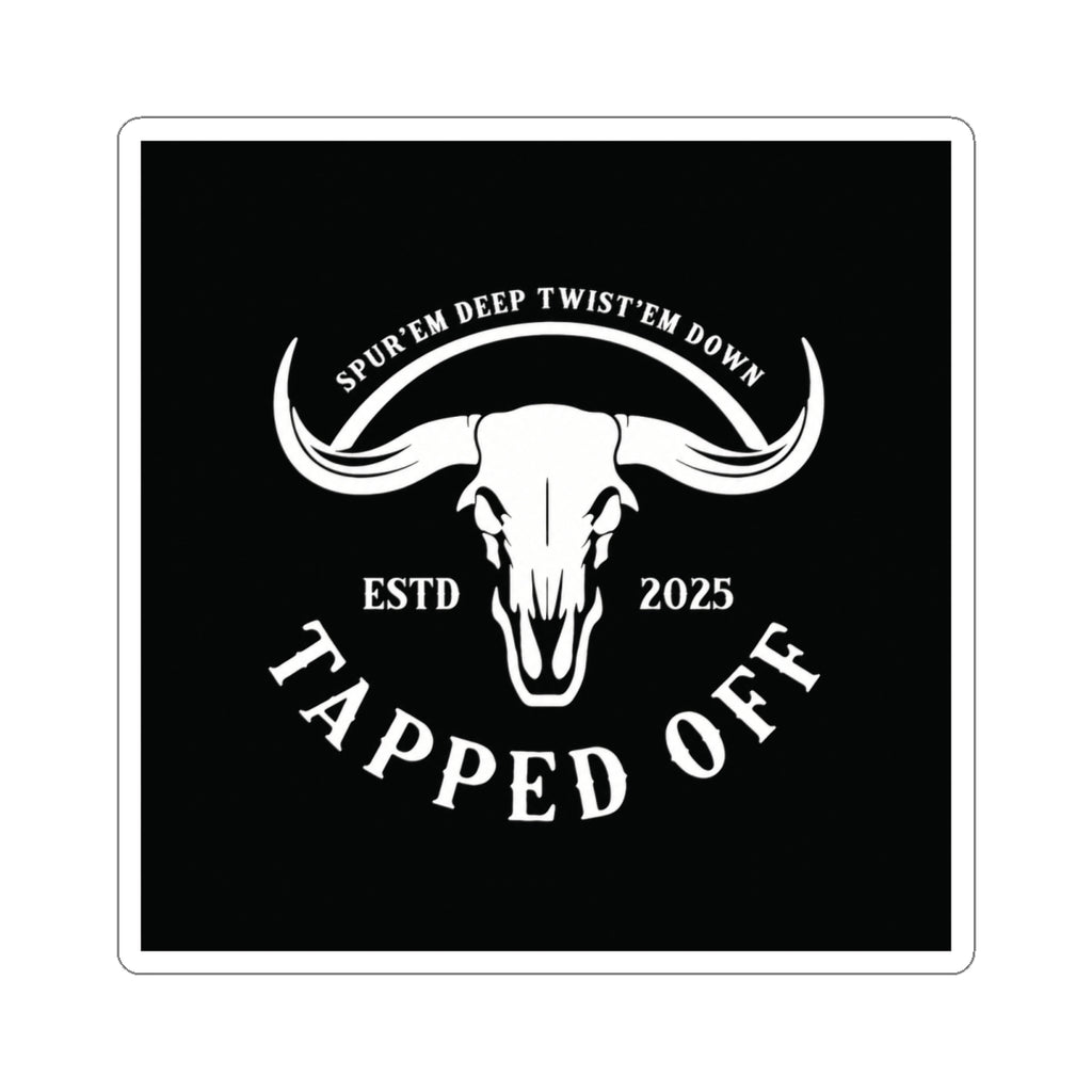 Tapped off stickers