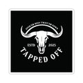 Tapped off stickers