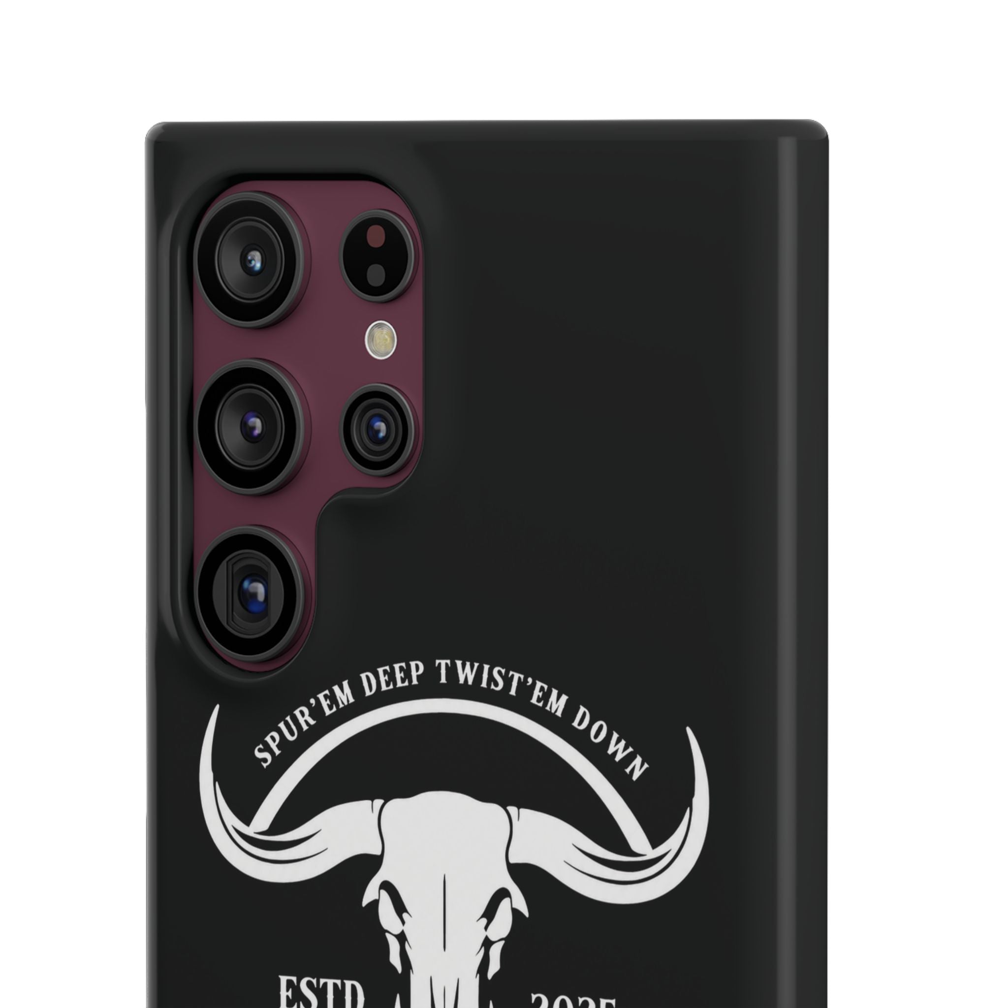 Tapped off phone case