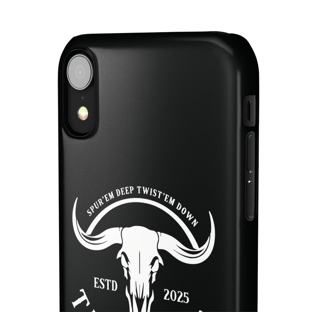 Tapped off phone case
