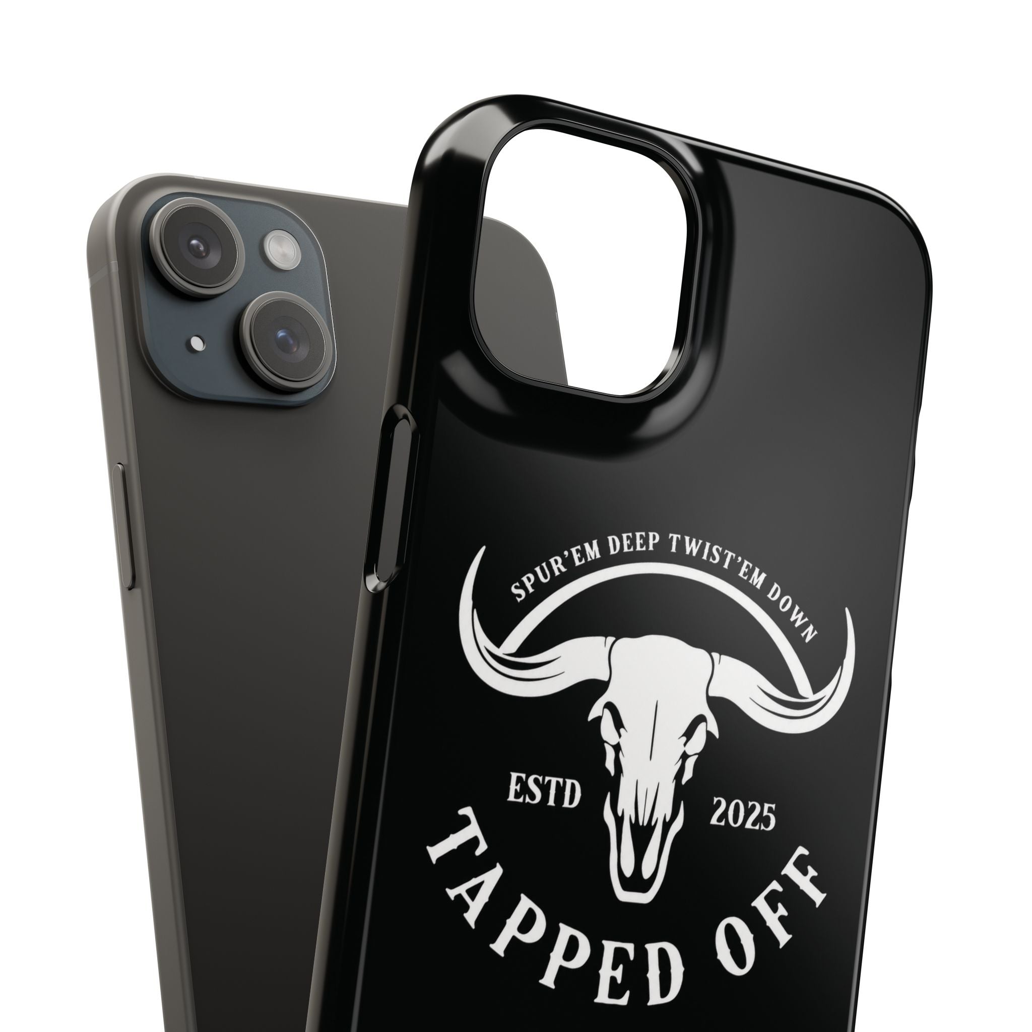 Tapped off phone case