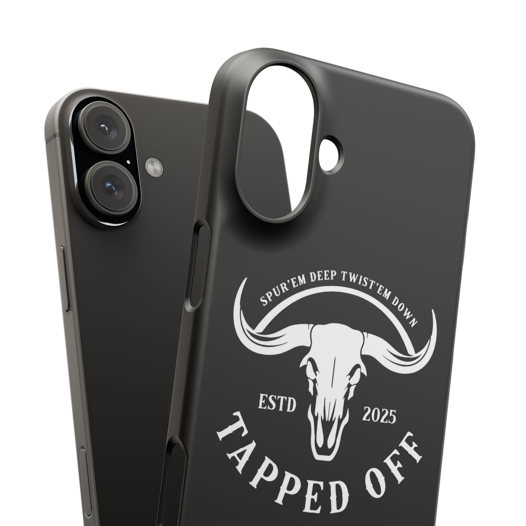 Tapped off phone case