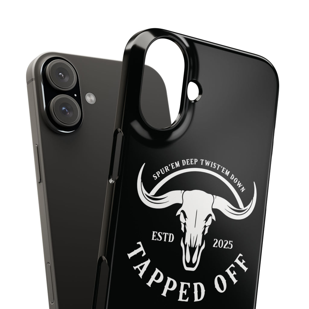 Tapped off phone case