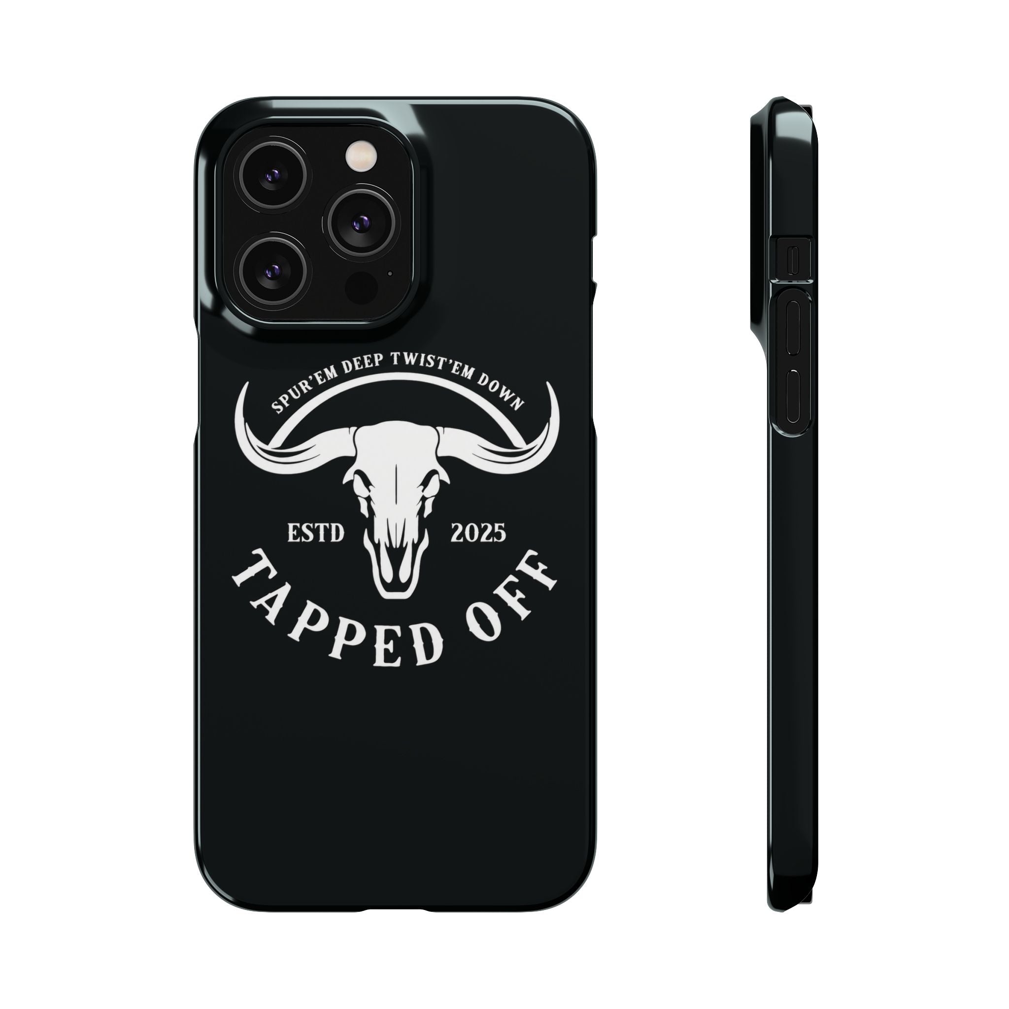 Tapped off phone case