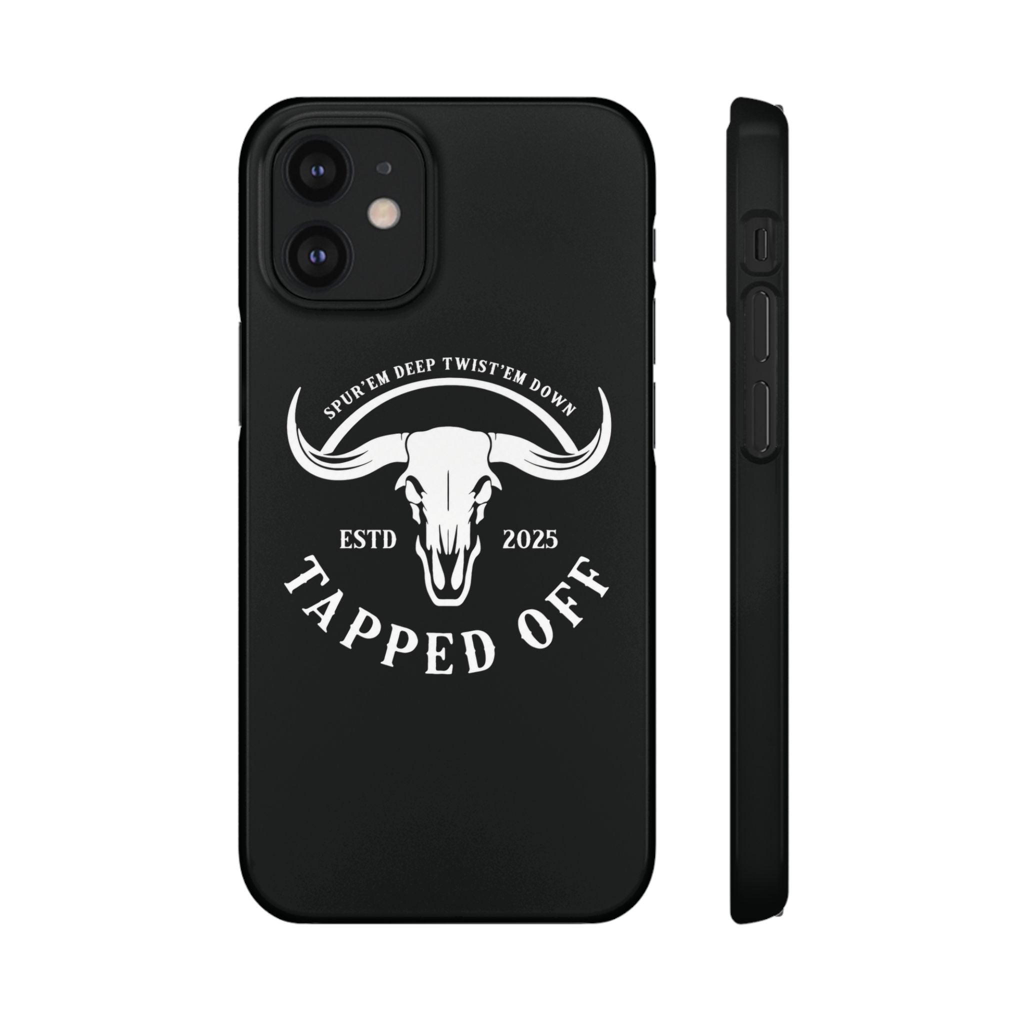 Tapped off phone case