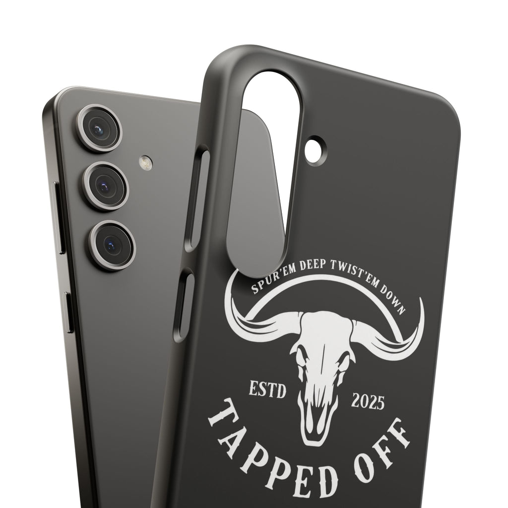 Tapped off phone case