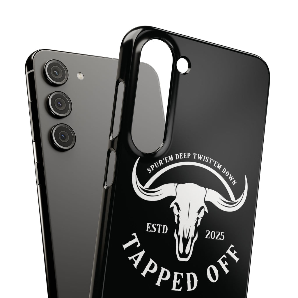 Tapped off phone case