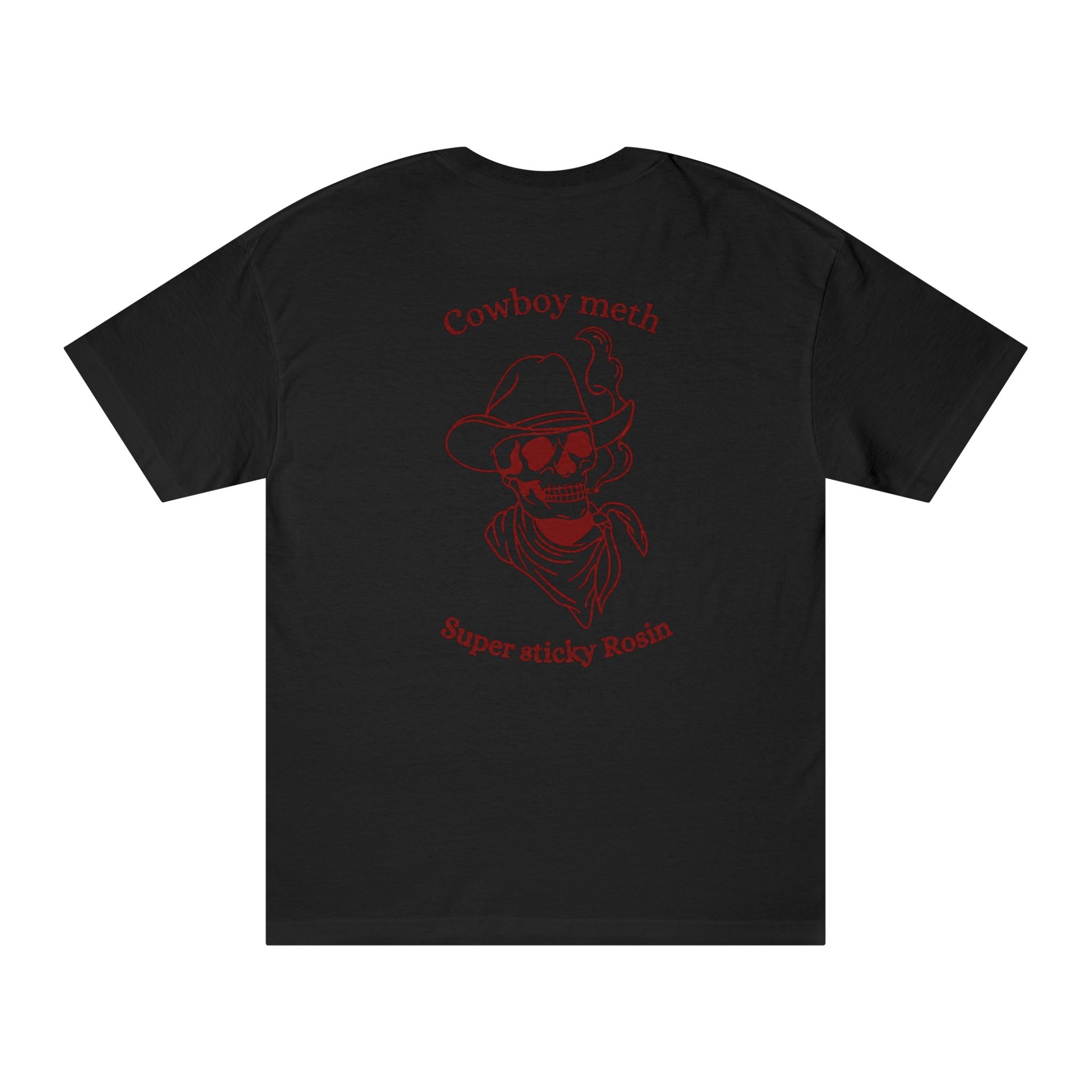 Cowboy meth dark red t shirt