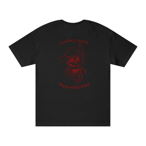 Cowboy meth dark red t shirt