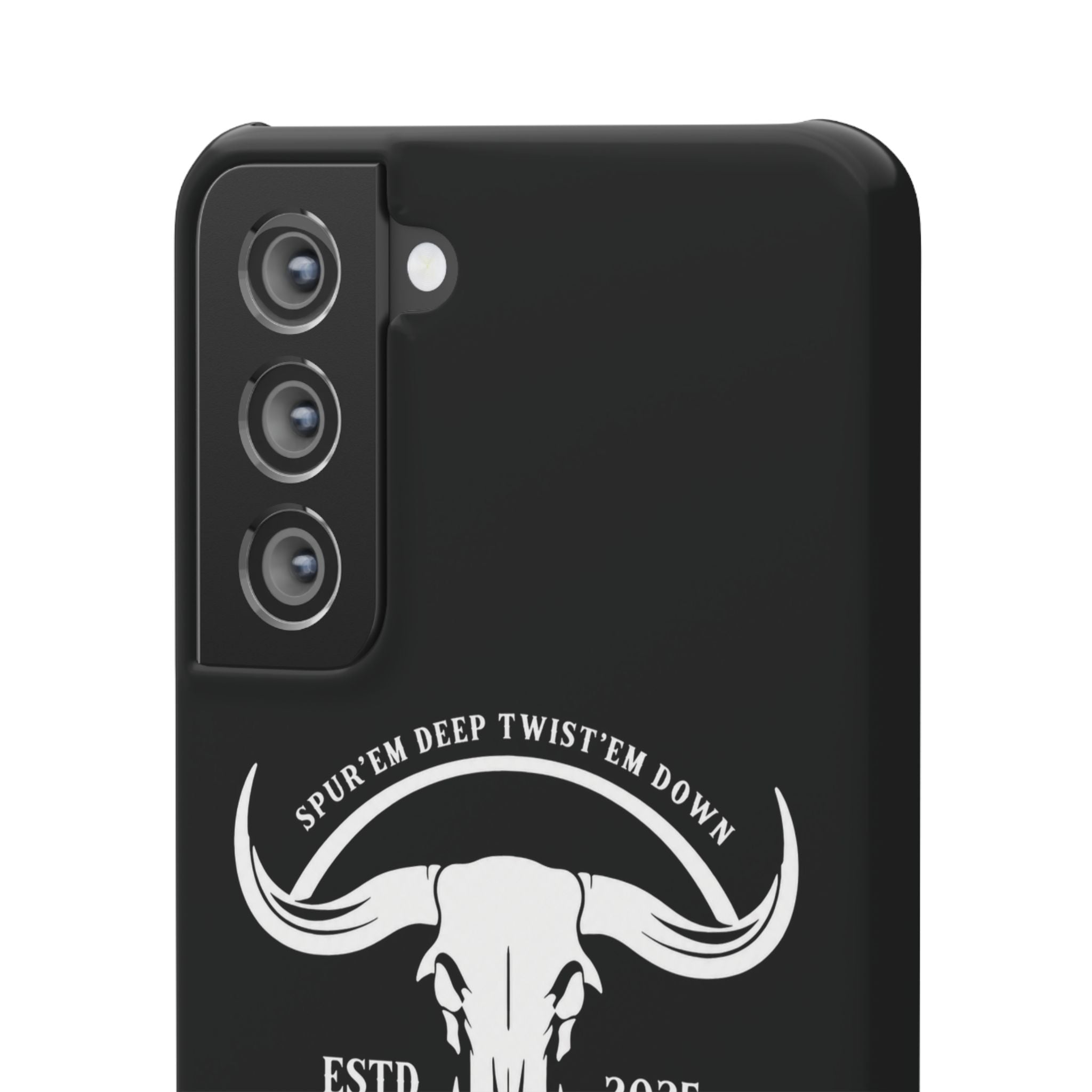 Tapped off phone case