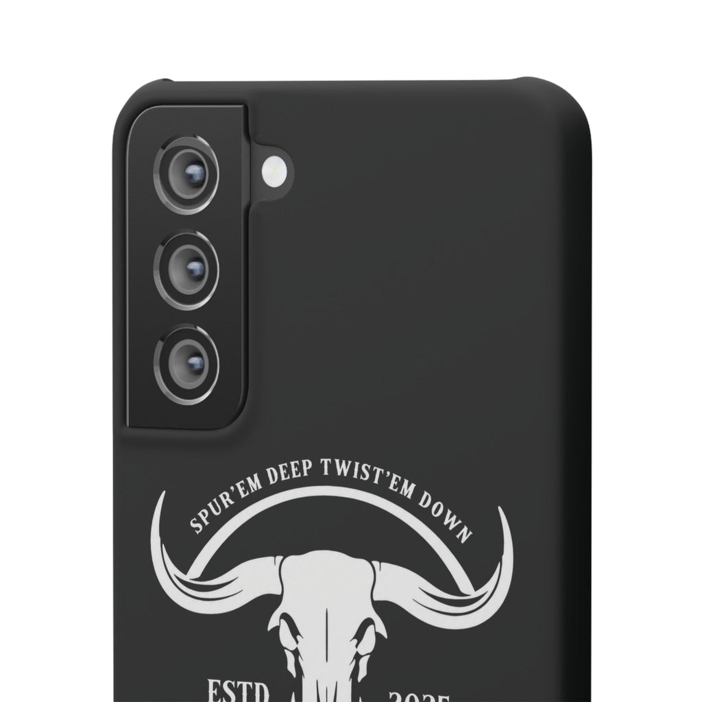 Tapped off phone case