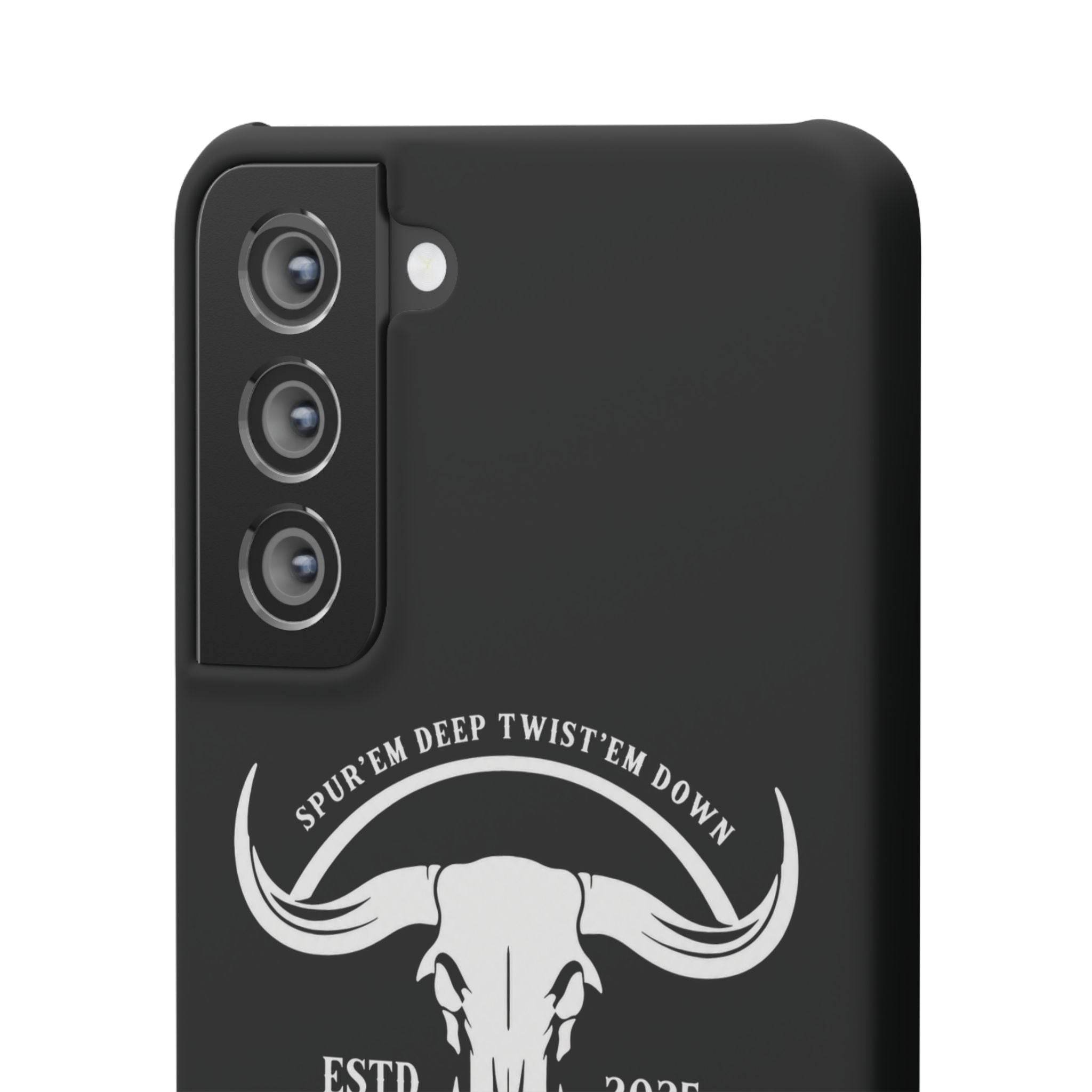 Tapped off phone case