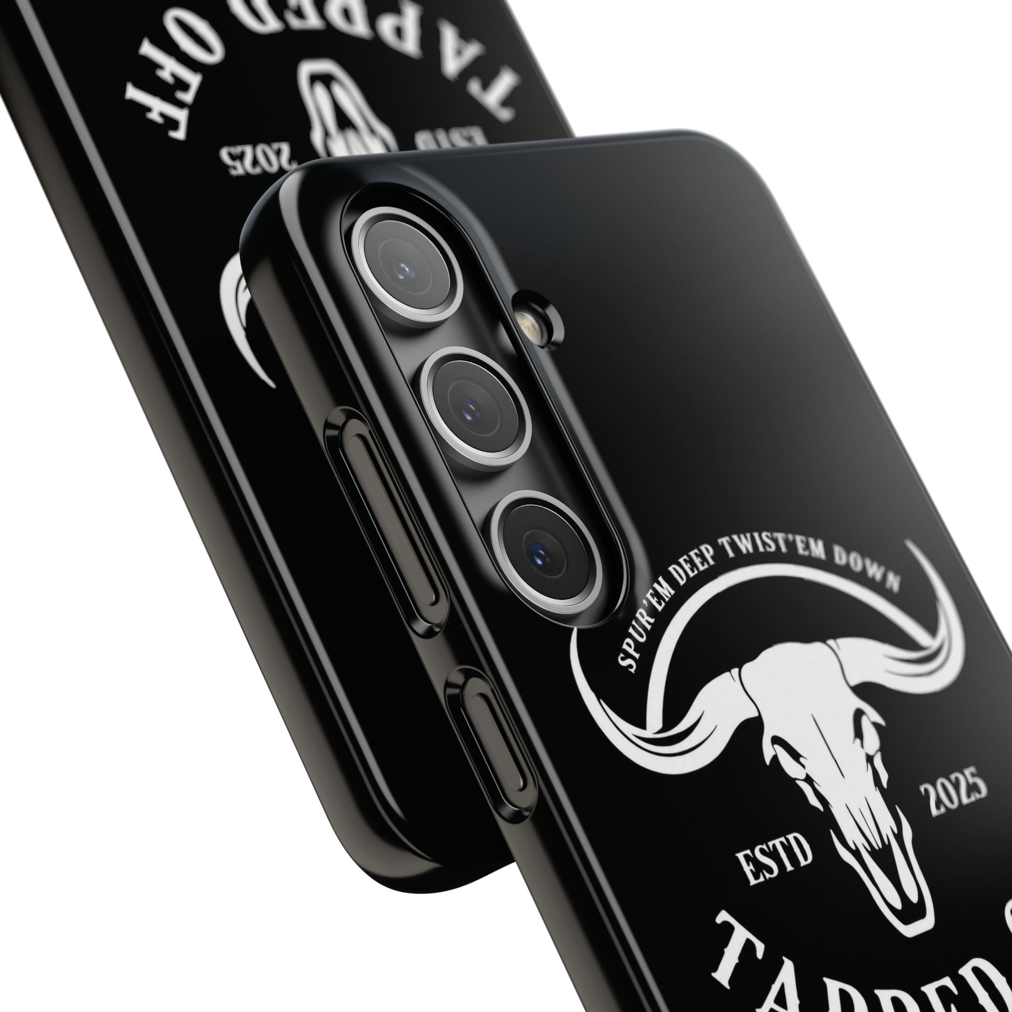 Tapped off phone case