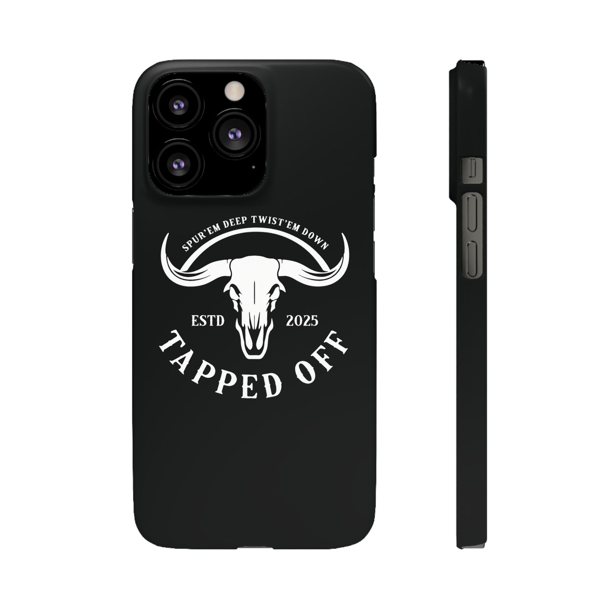 Tapped off phone case
