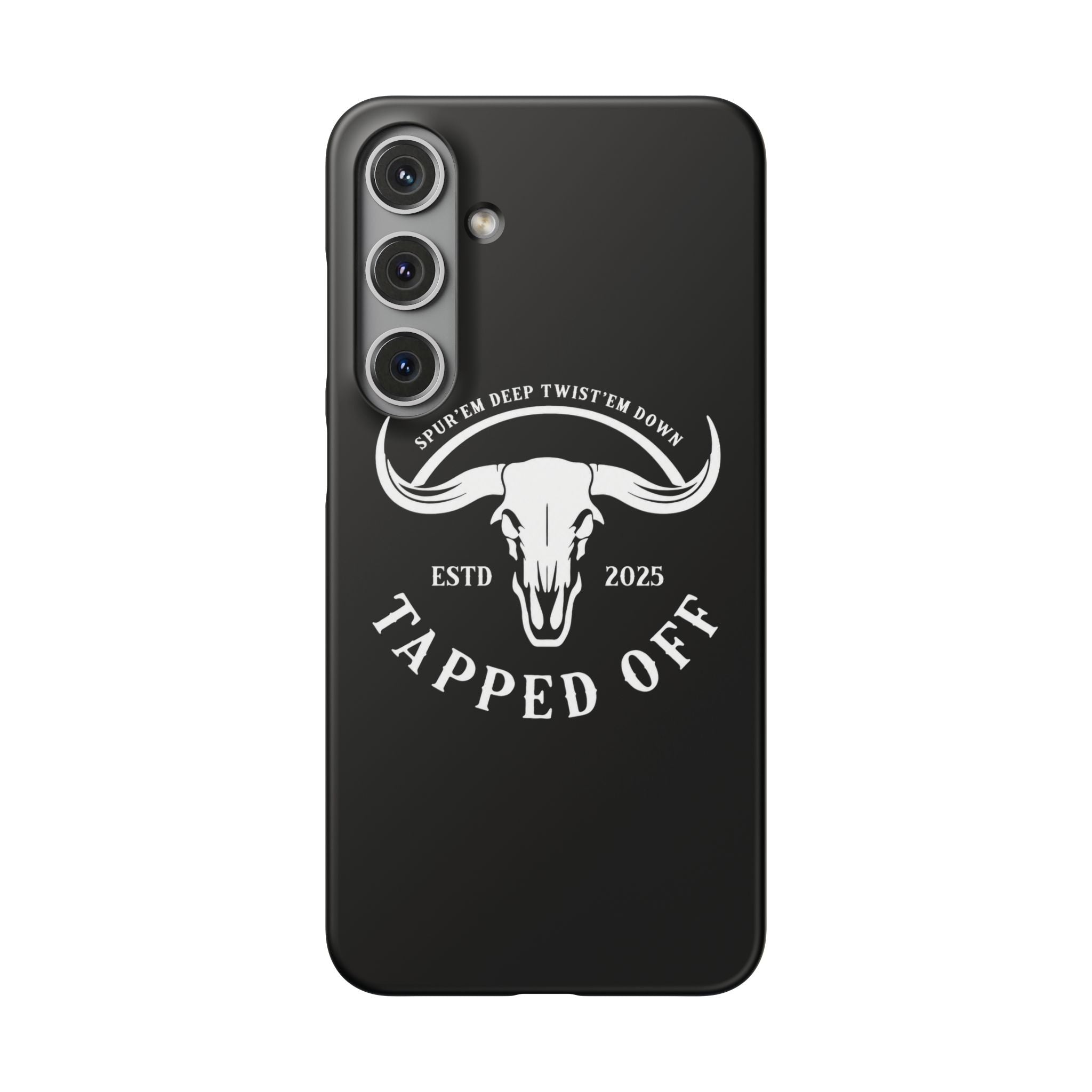 Tapped off phone case