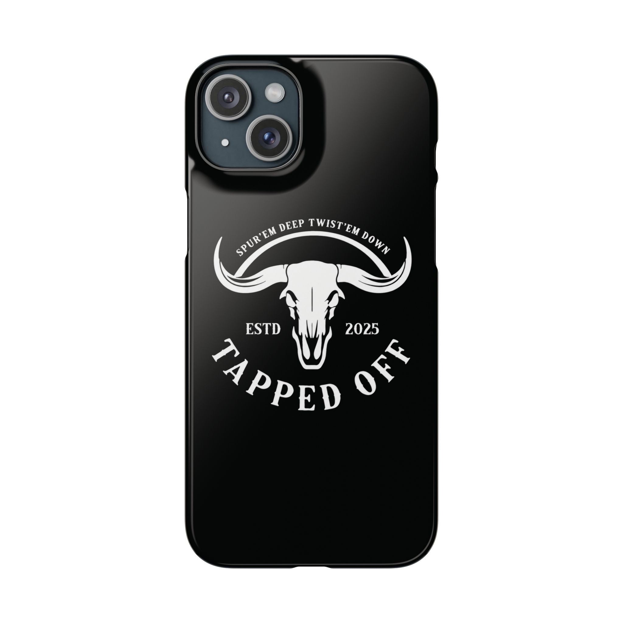 Tapped off phone case