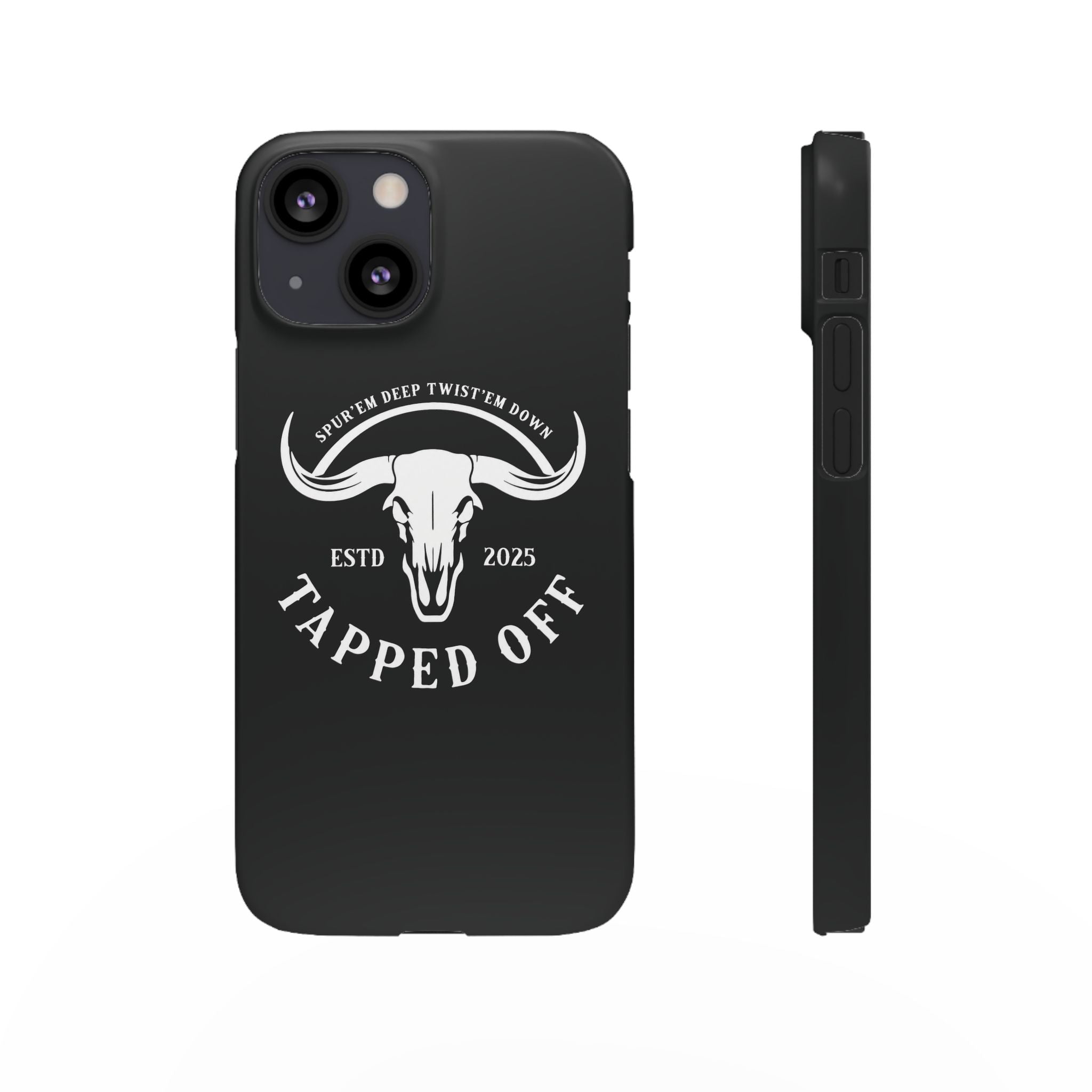 Tapped off phone case