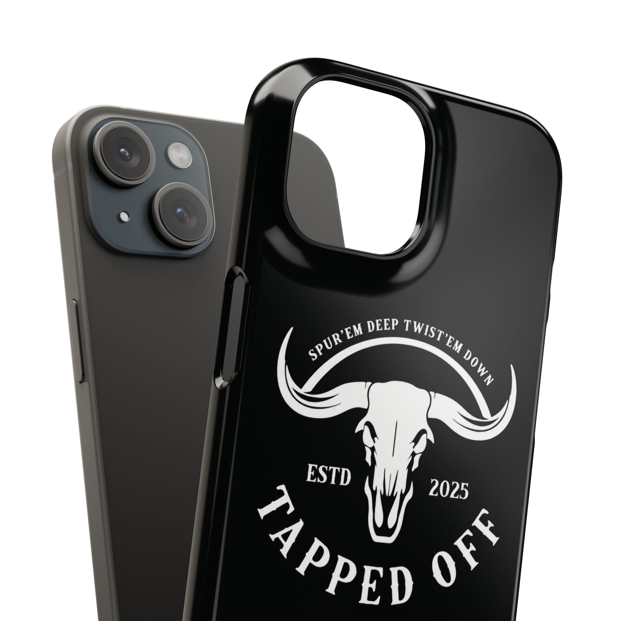 Tapped off phone case