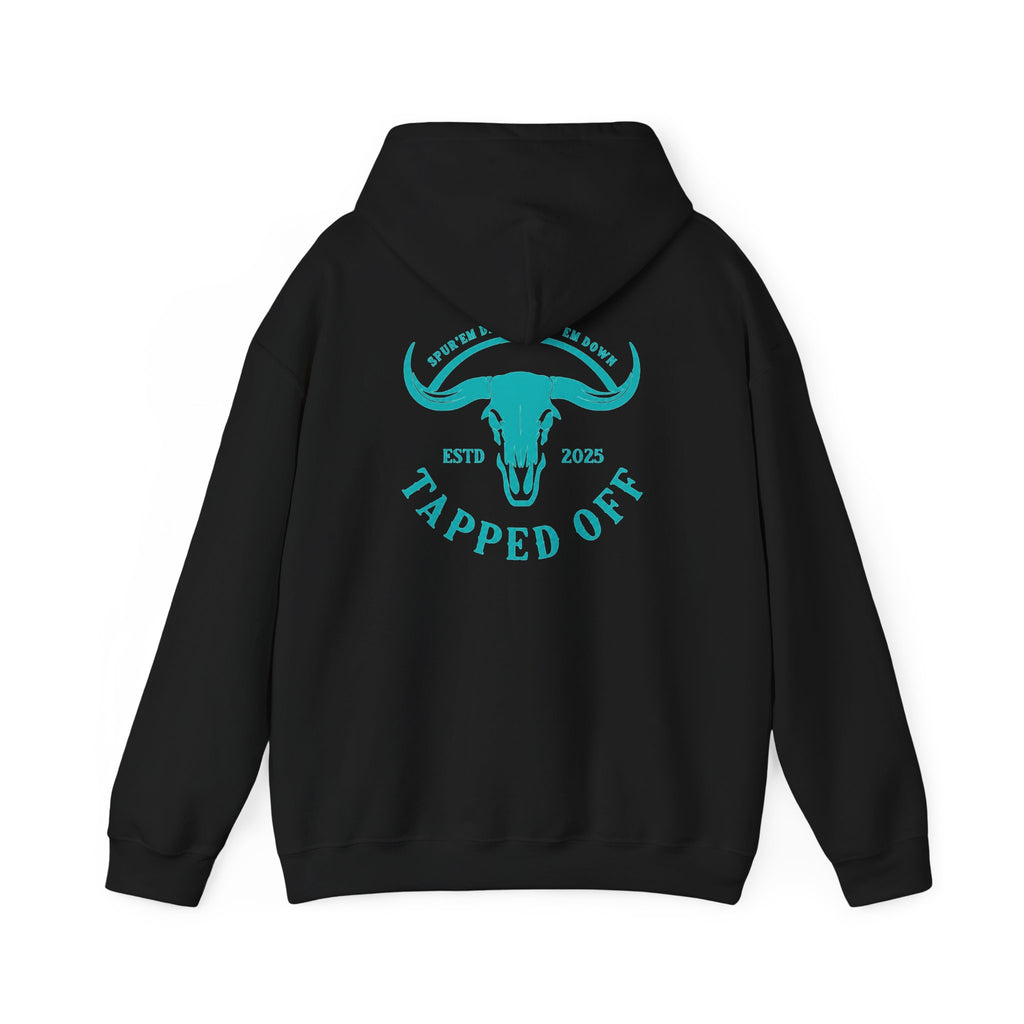 Tapped off signature turquoise hoodie