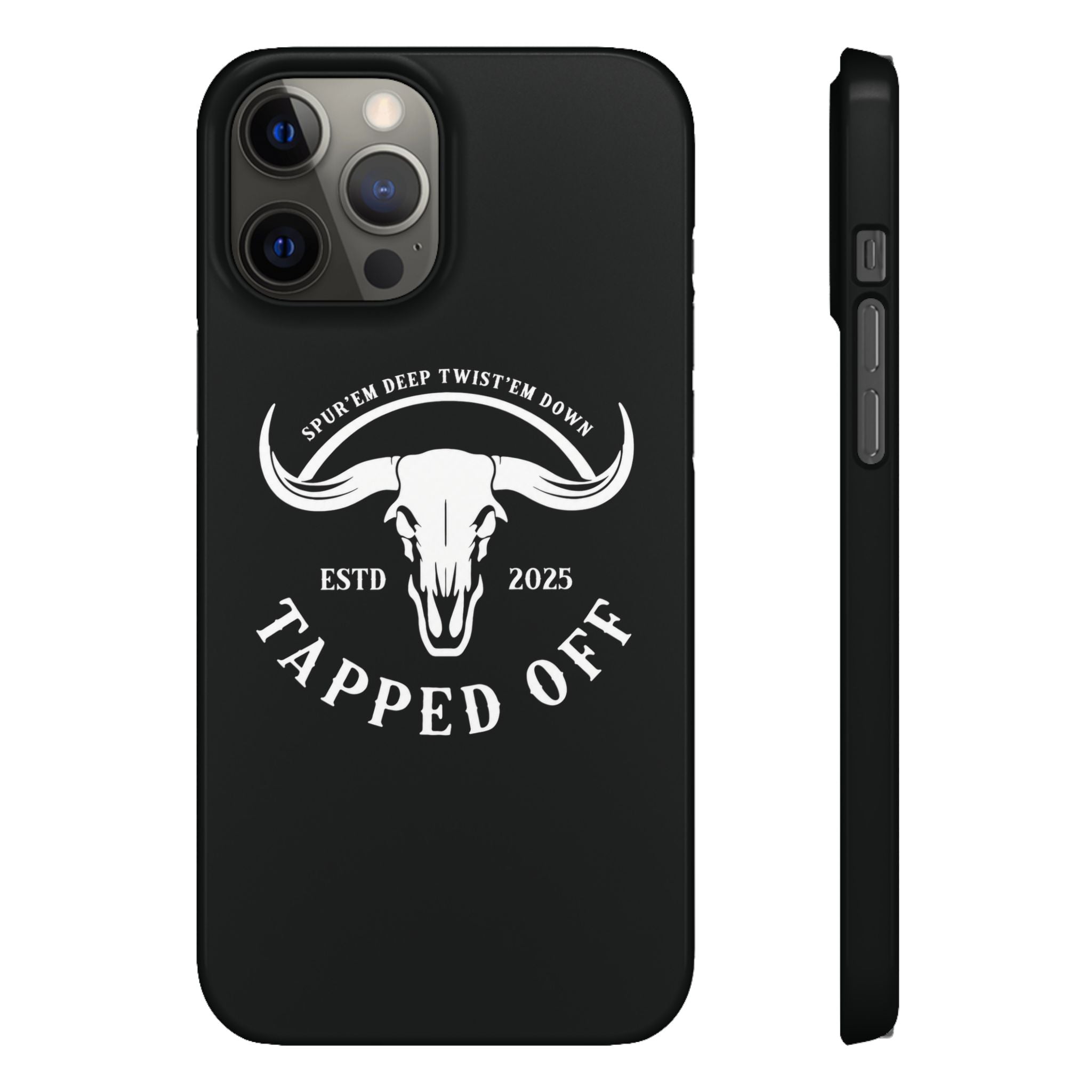 Tapped off phone case