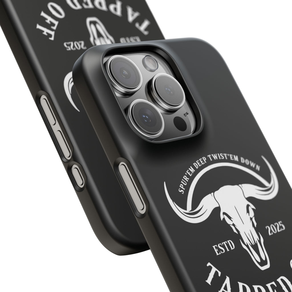Tapped off phone case