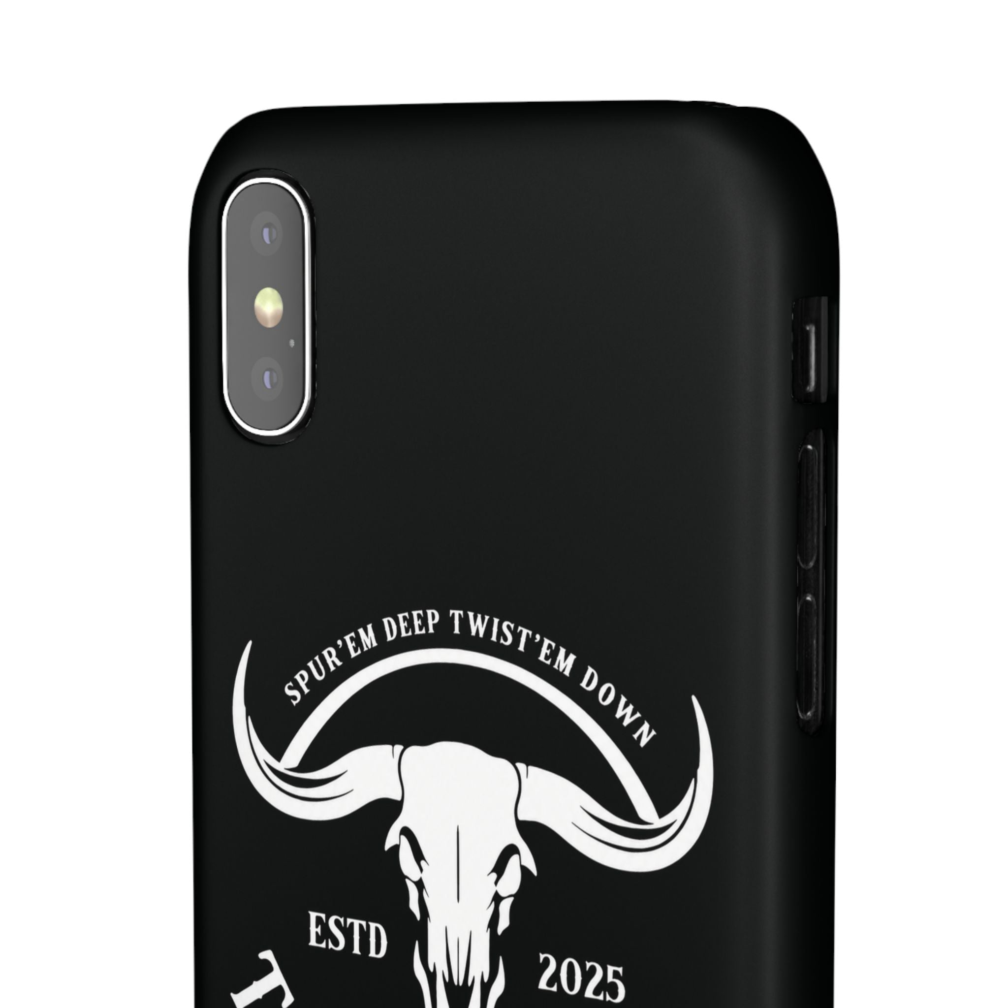 Tapped off phone case