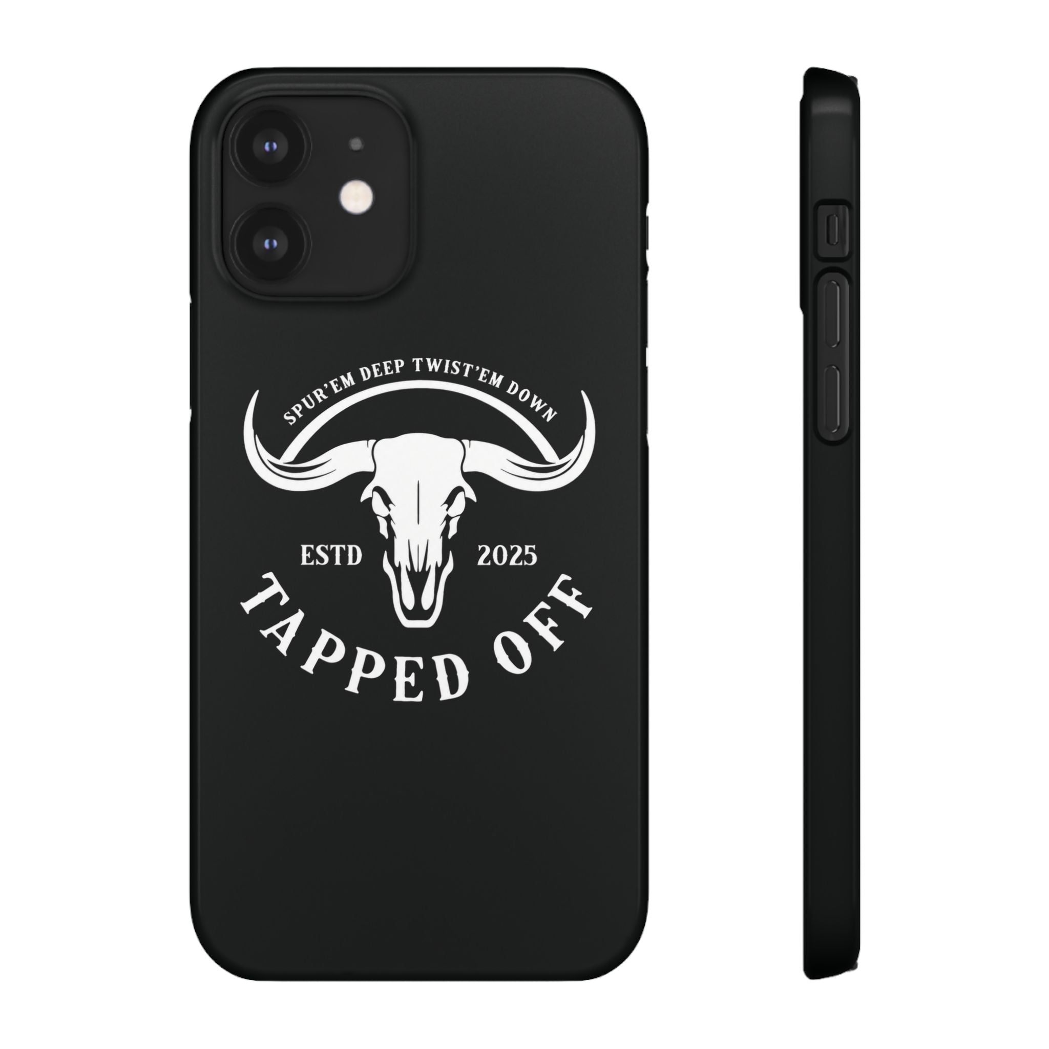 Tapped off phone case