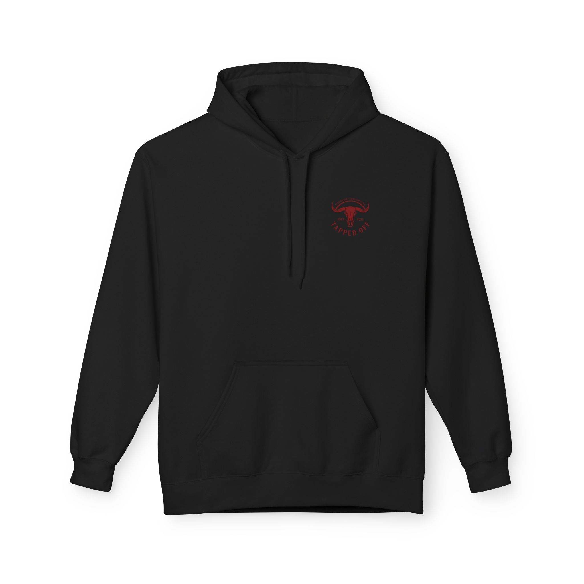 Cowboy meth dark red hoodie