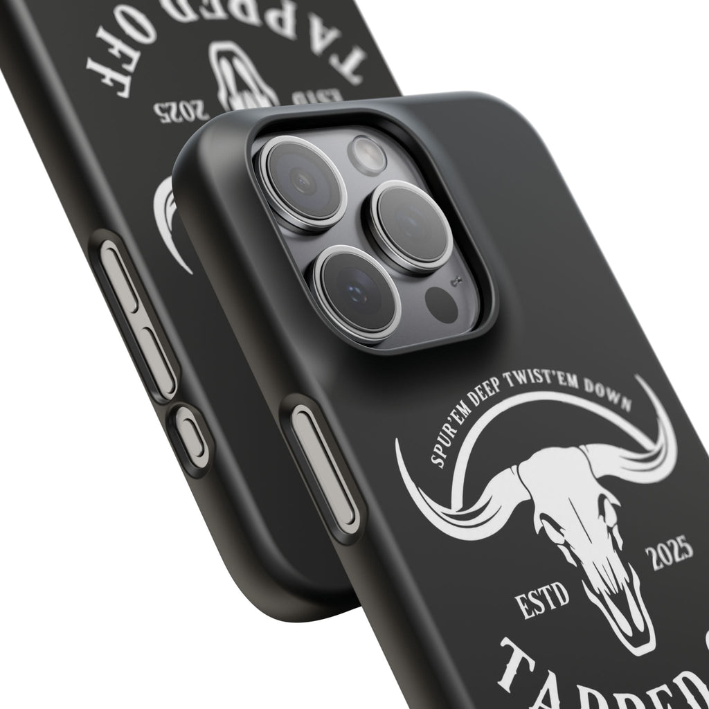 Tapped off phone case