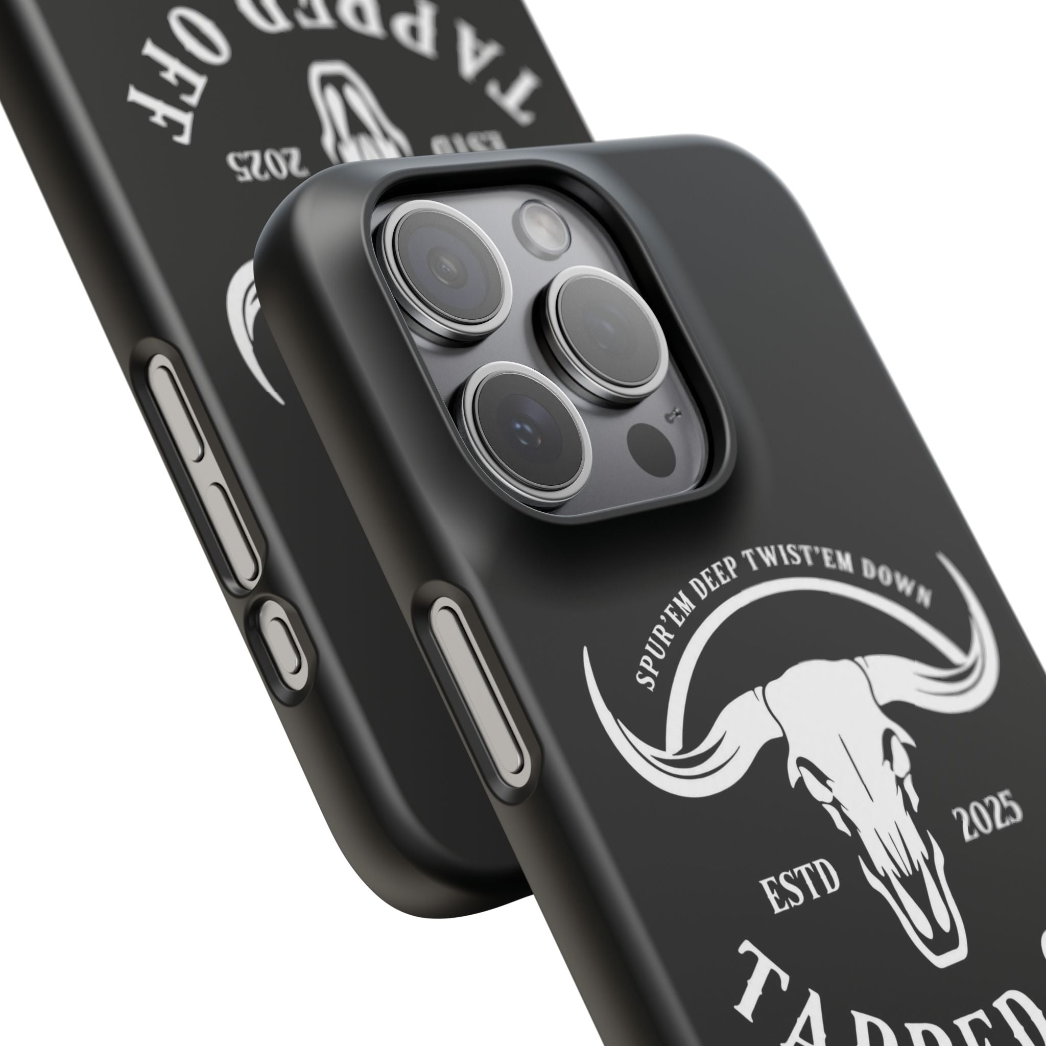 Tapped off phone case