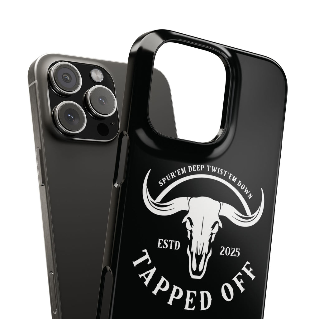 Tapped off phone case