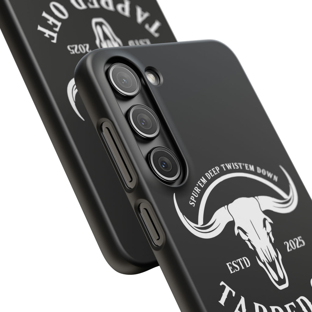 Tapped off phone case